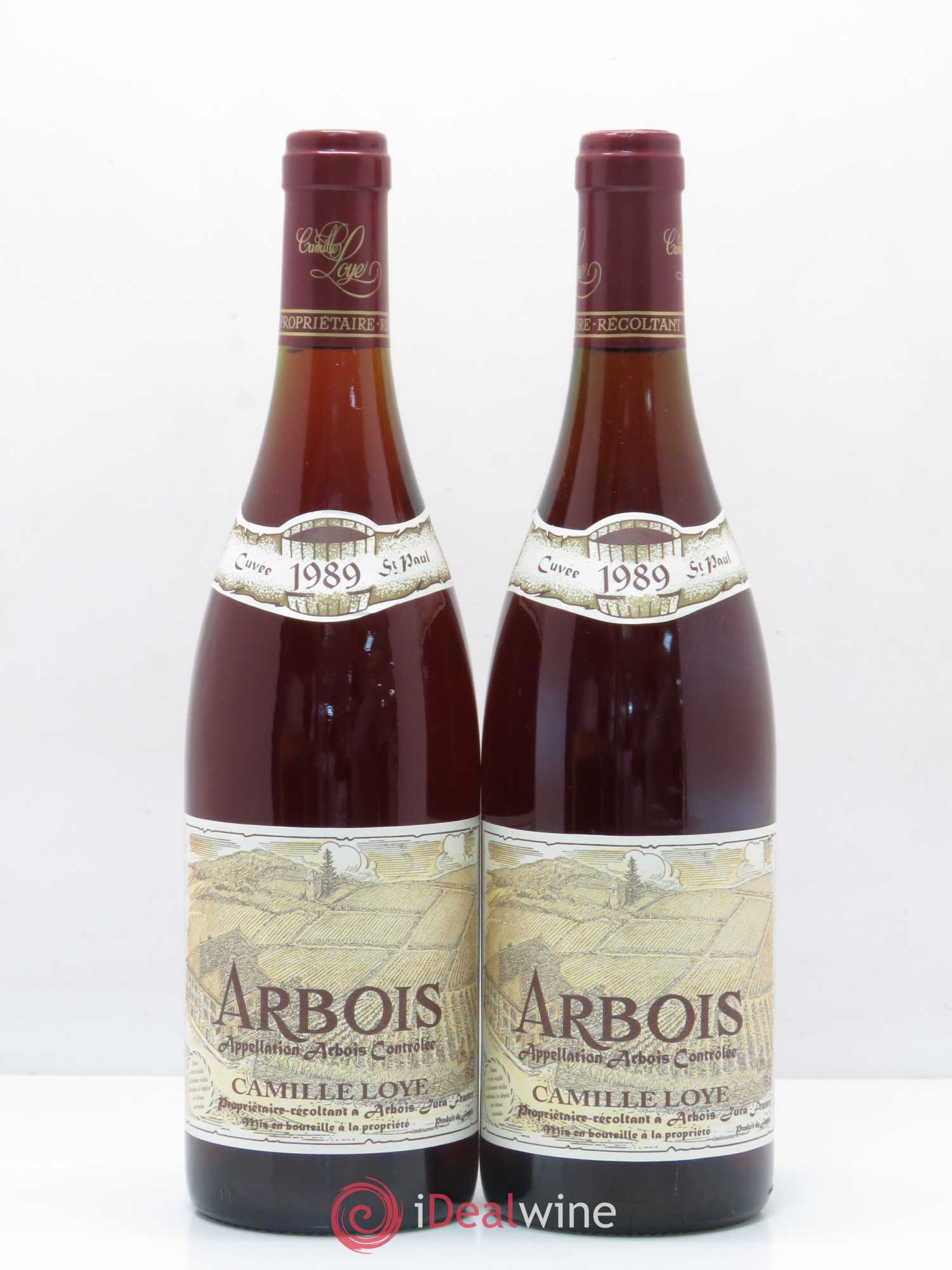 Arbois Cuvée Saint Paul Camille Loye 1989 - Lot de 2 bouteilles - 0