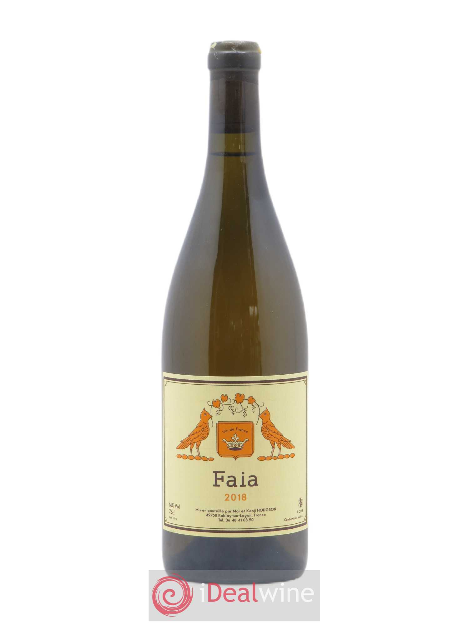 Vin de France Faia Mai & Kenji Hodgson 2018 - Lot de 1 bouteille - 0