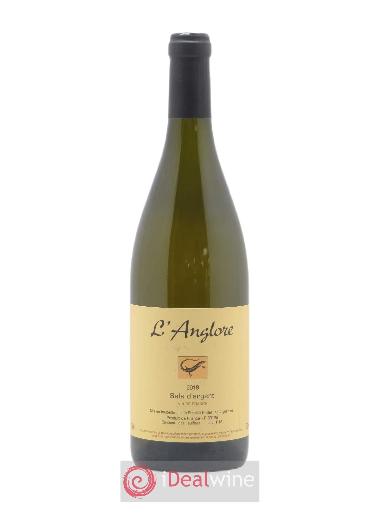 Vin de France Sels d'argent L'Anglore 2018 - Lot de 1 bouteille - 0