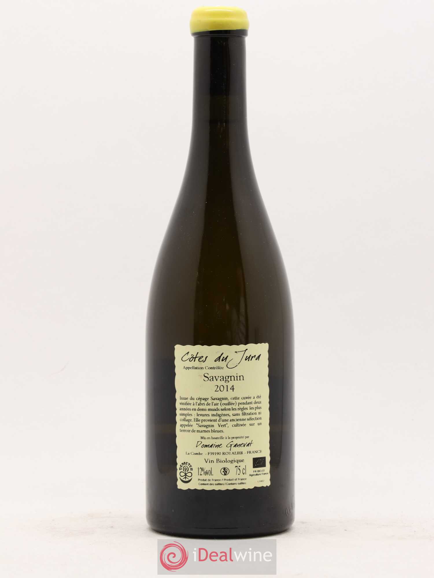 Côtes du Jura Les Chalasses Marnes Bleues Jean-François Ganevat (Domaine) 2014 - Lot de 1 bouteille - 1