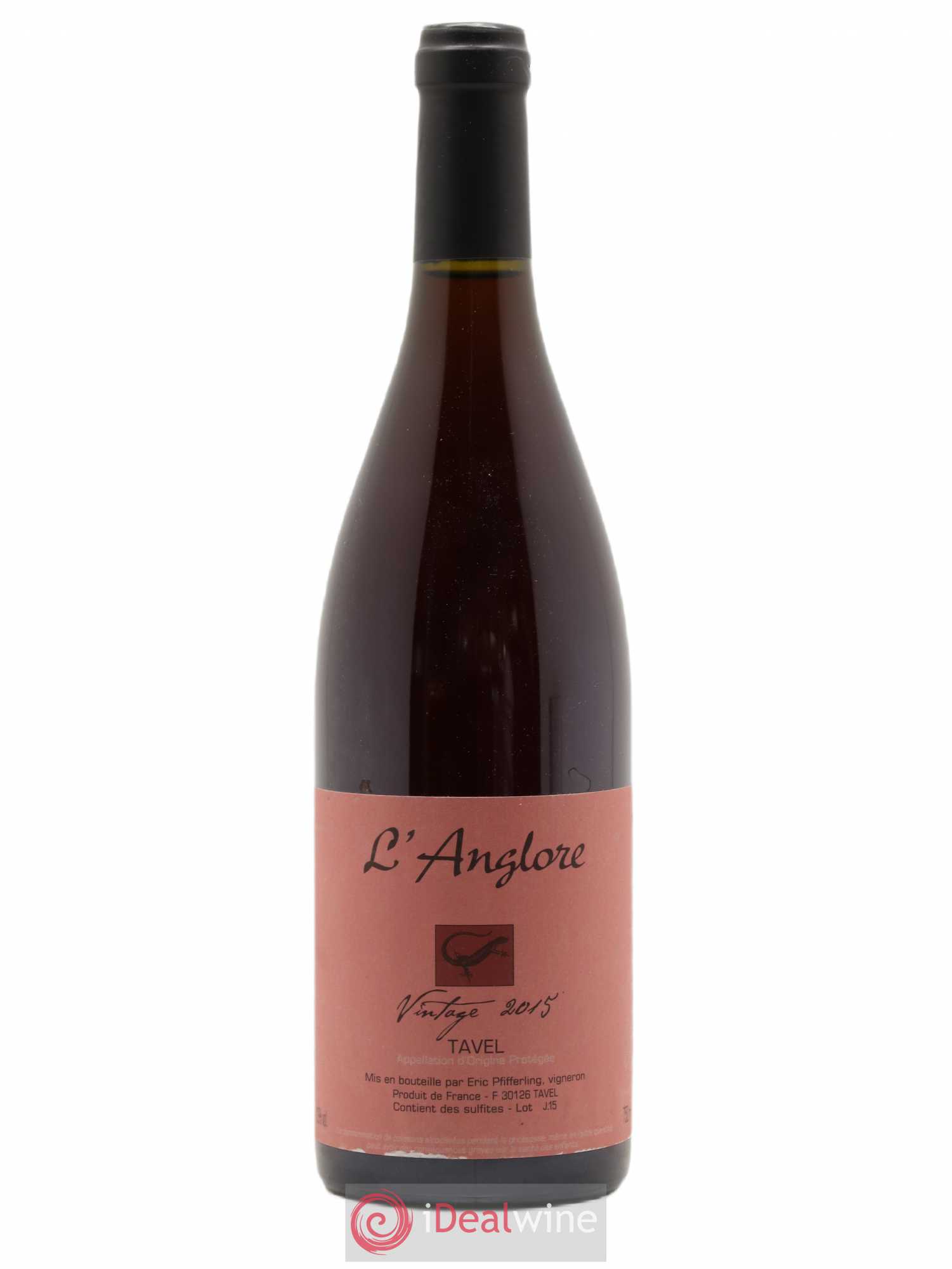 Tavel Vintage L'Anglore 2015 - Lot de 1 bouteille - 0