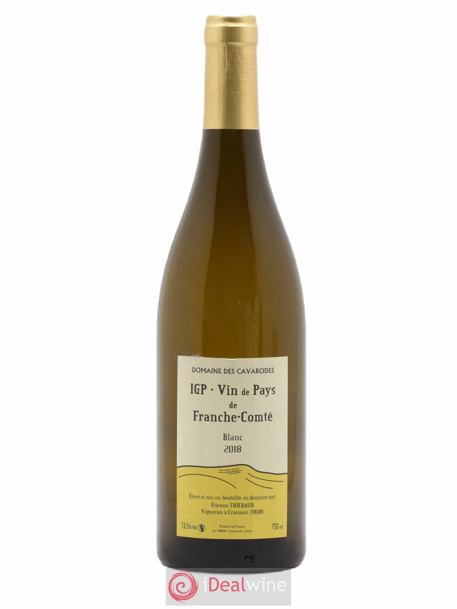 Franche-Comté Cavarodes (Domaine des) - Etienne Thiébaud 2018 - Lot de 1 bouteille - 0