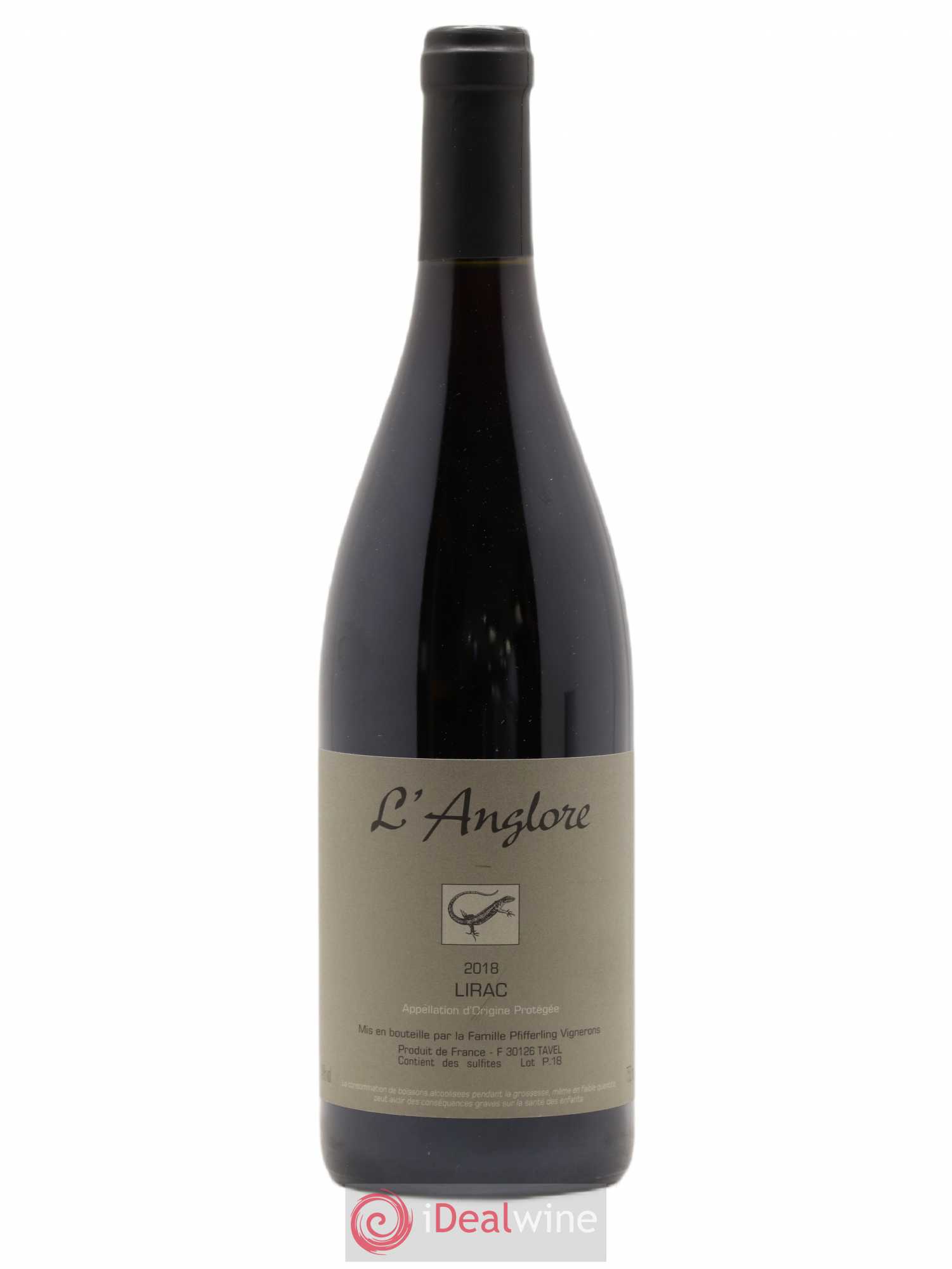 Lirac L'Anglore 2018 - Lot de 1 bouteille - 0
