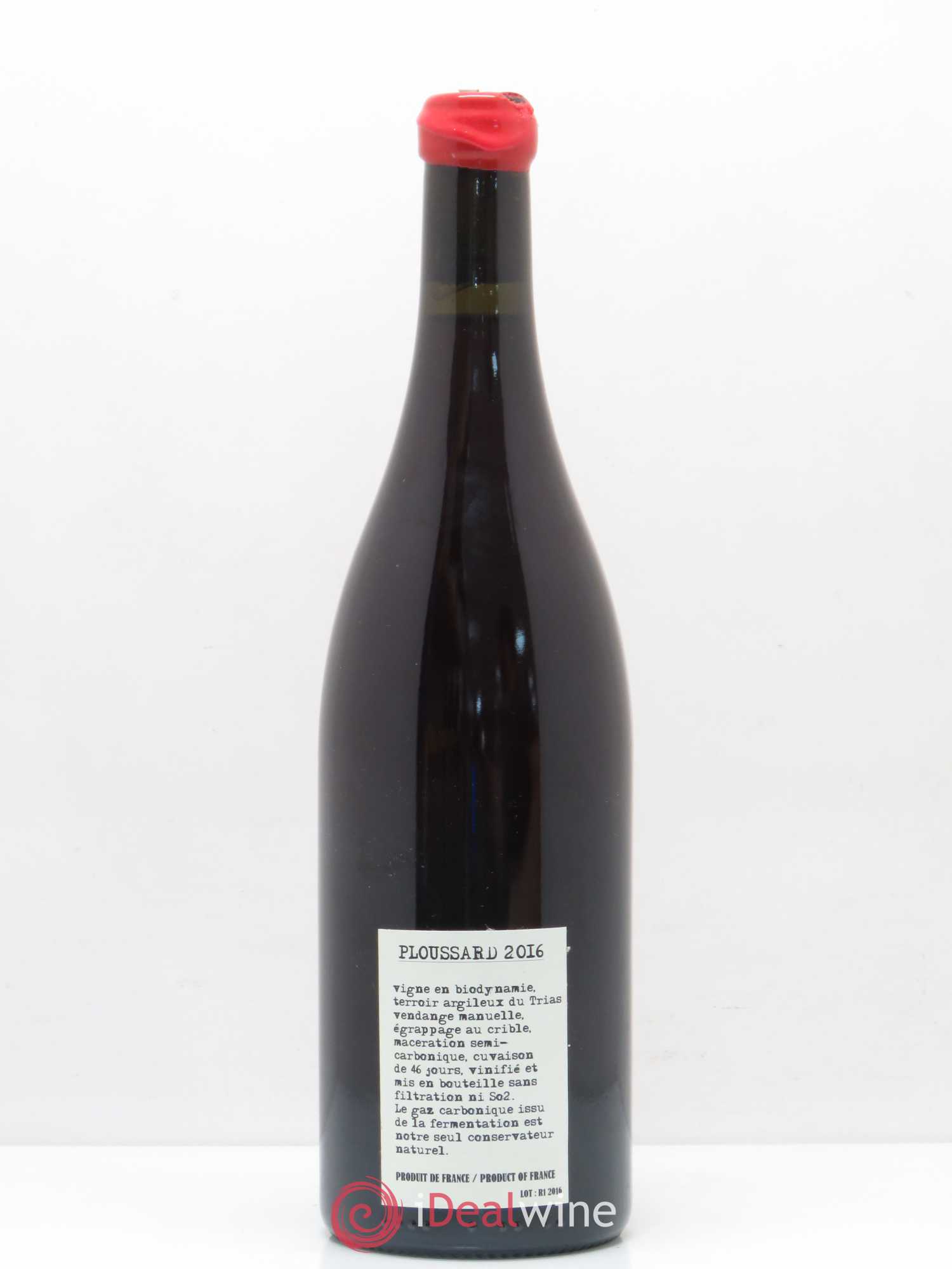 Arbois Ploussard Adeline Houillon & Renaud Bruyère 2016 - Lot de 1 bouteille - 1
