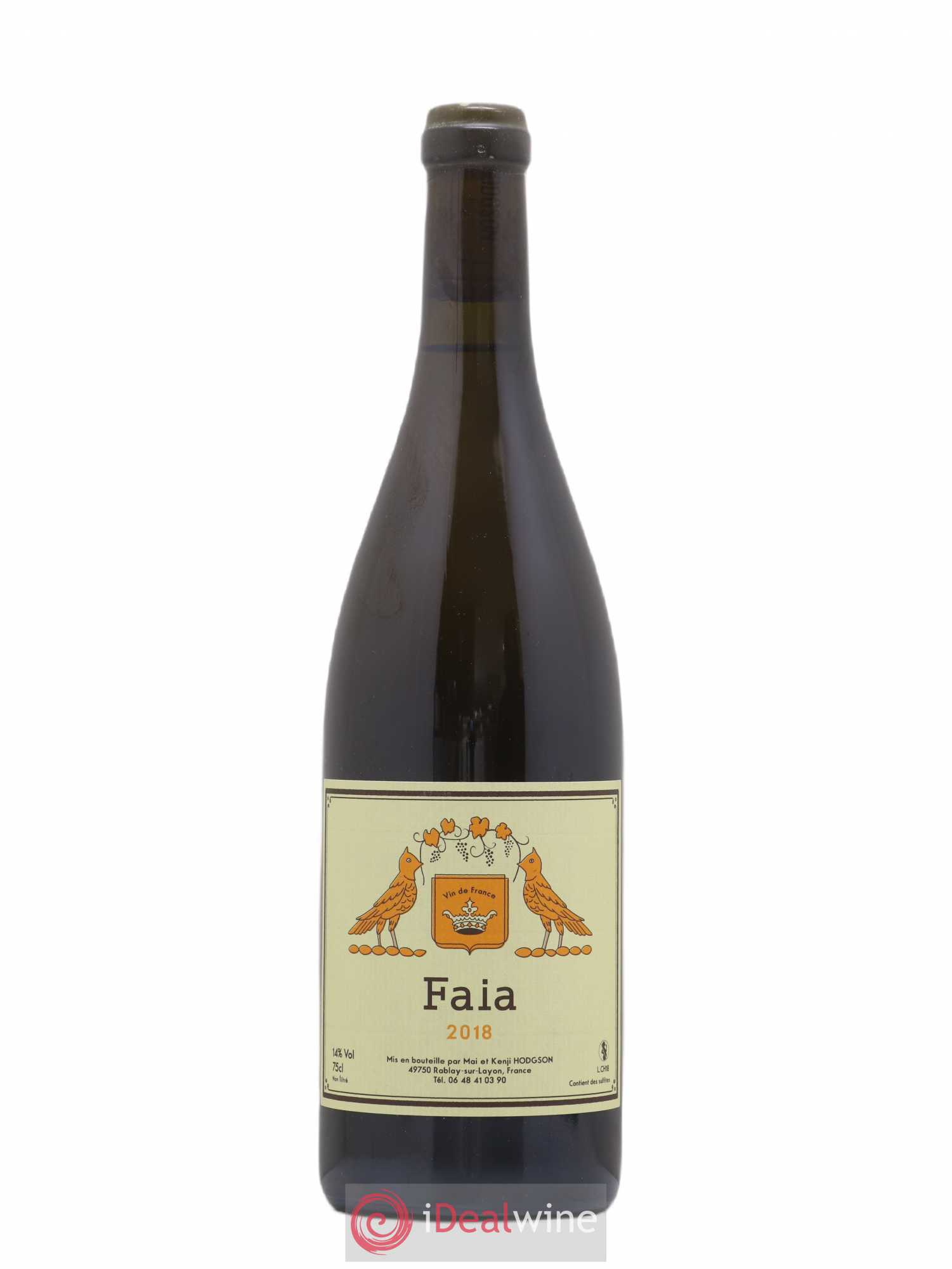 Vin de France Faia Mai & Kenji Hodgson 2018 - Lot de 1 bouteille - 0