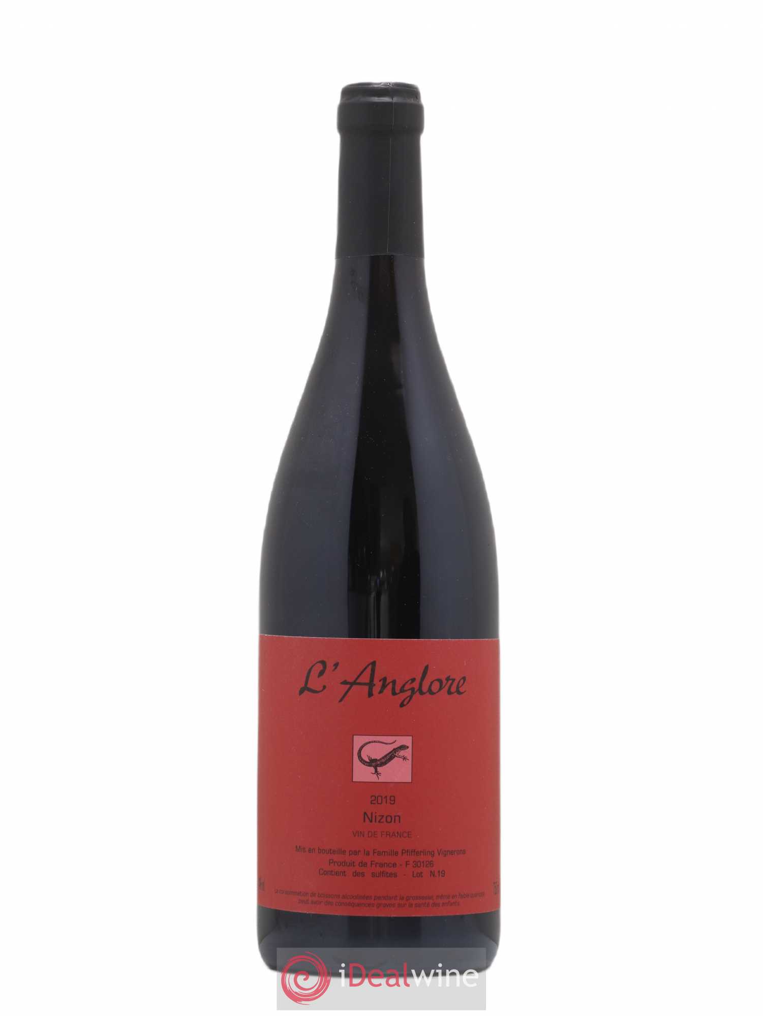 Vin de France Nizon L'Anglore 2019 - Lot de 1 bouteille - 0