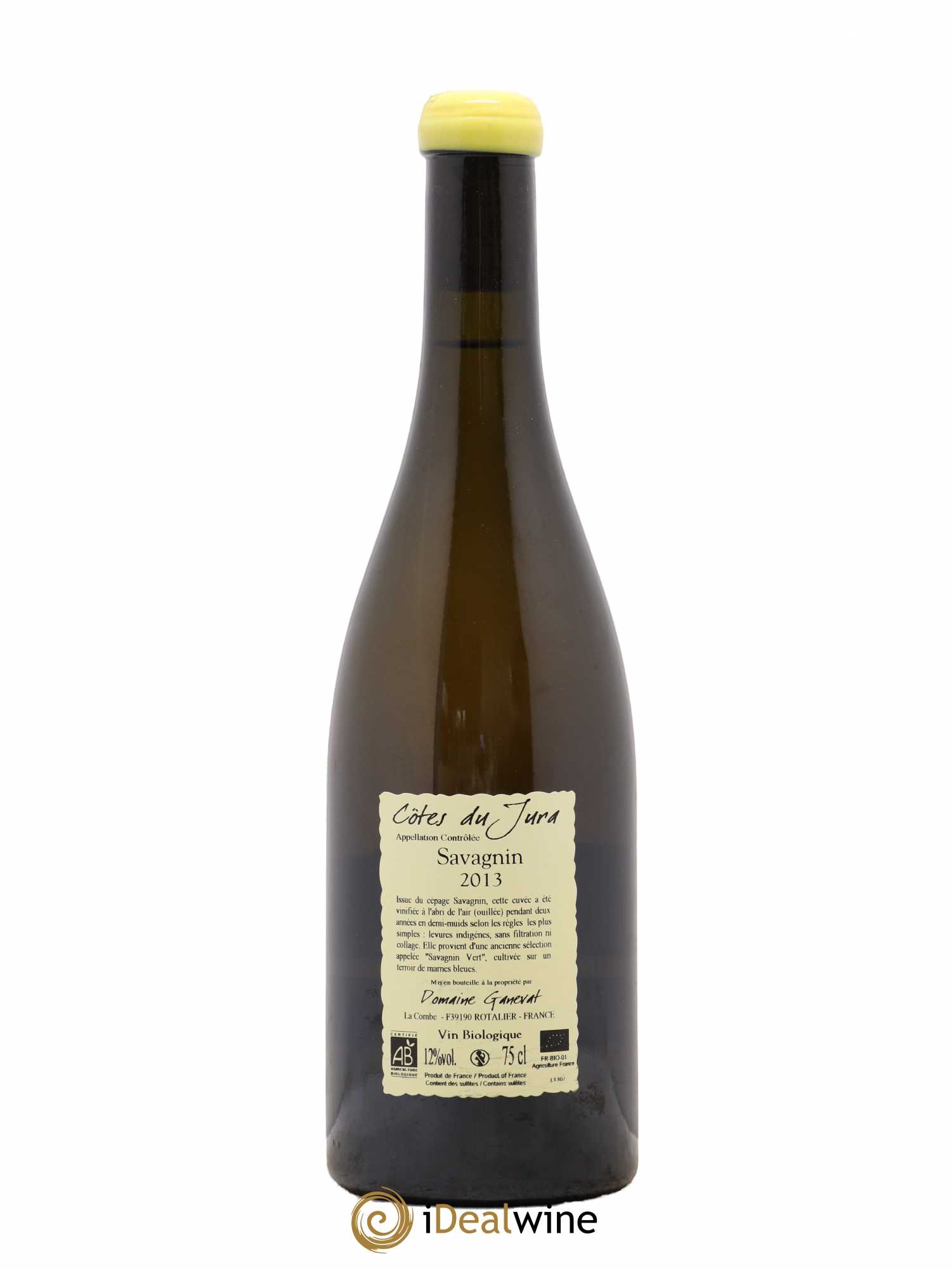 Côtes du Jura Les Chalasses Marnes Bleues Jean-François Ganevat (Domaine) 2013 - Lot de 1 bouteille - 1