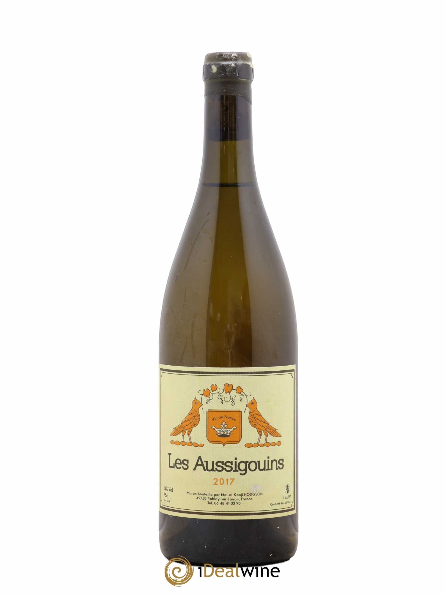 Vin de France Les Aussigouins Mai & Kenji Hodgson 2017 - Lot de 1 bouteille - 0