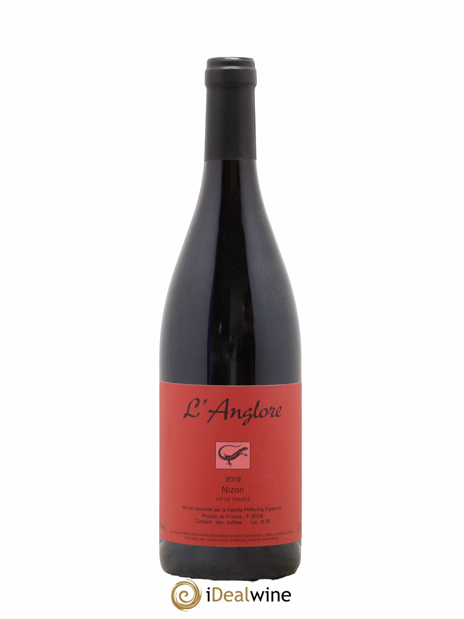 Vin de France Nizon L'Anglore 2019 - Lot de 1 bouteille - 0