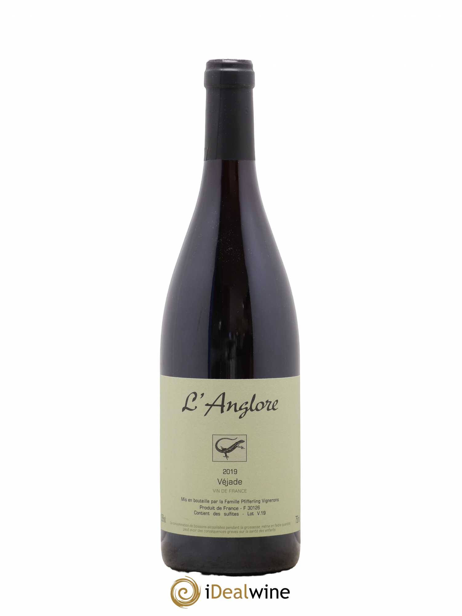 Vin de France Véjade L'Anglore 2019 - Lot de 1 bouteille - 0