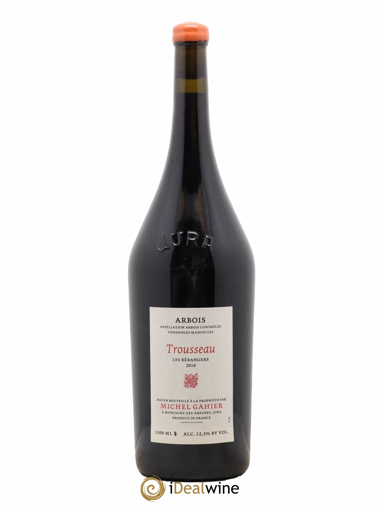 Arbois Les Bérangers Trousseau Michel Gahier 2018 - Posten von 1 Magnum - 0