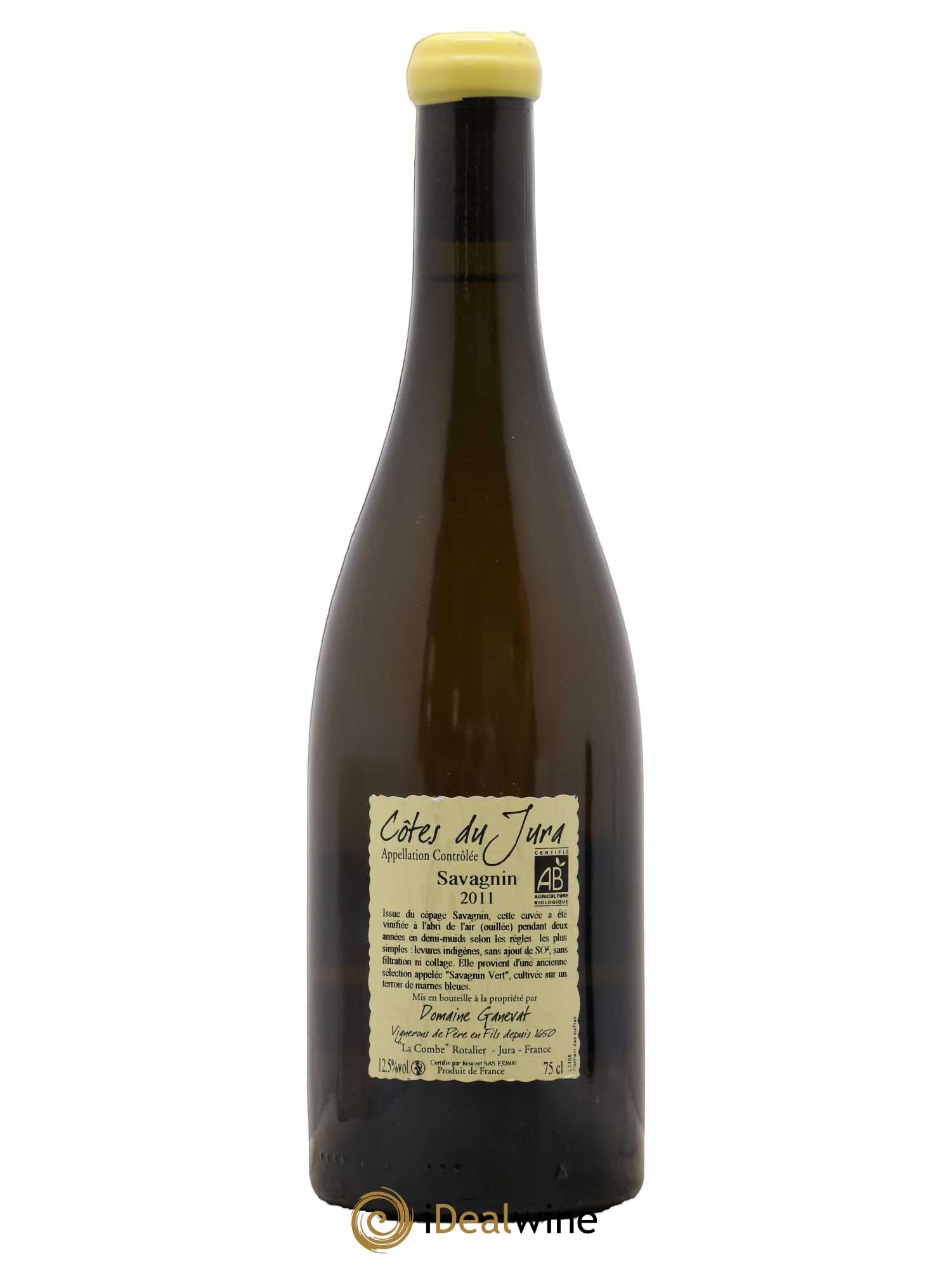 Côtes du Jura Les Chalasses Marnes Bleues Jean-François Ganevat (Domaine) 2011 - Lot de 1 bouteille - 1