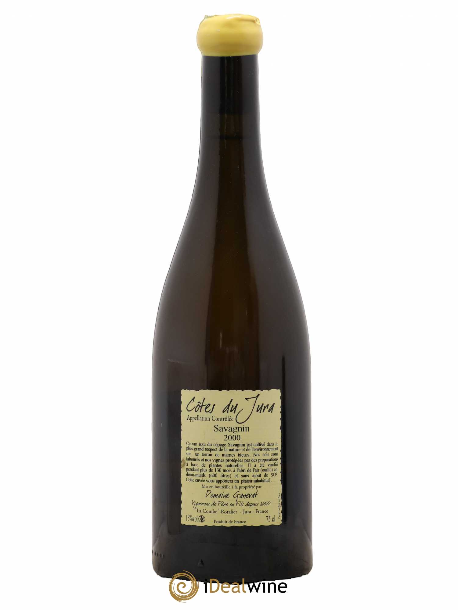 Côtes du Jura Les Vignes de mon Père Jean-François Ganevat (Domaine) 2000 - Lot de 1 bouteille - 1