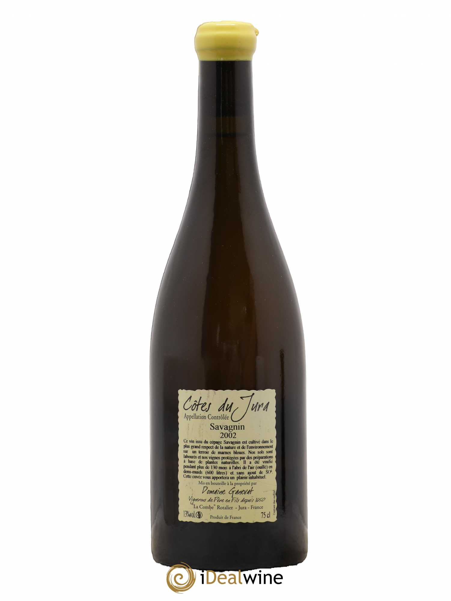 Côtes du Jura Les Vignes de mon Père Jean-François Ganevat (Domaine) 2002 - Lot de 1 bouteille - 1