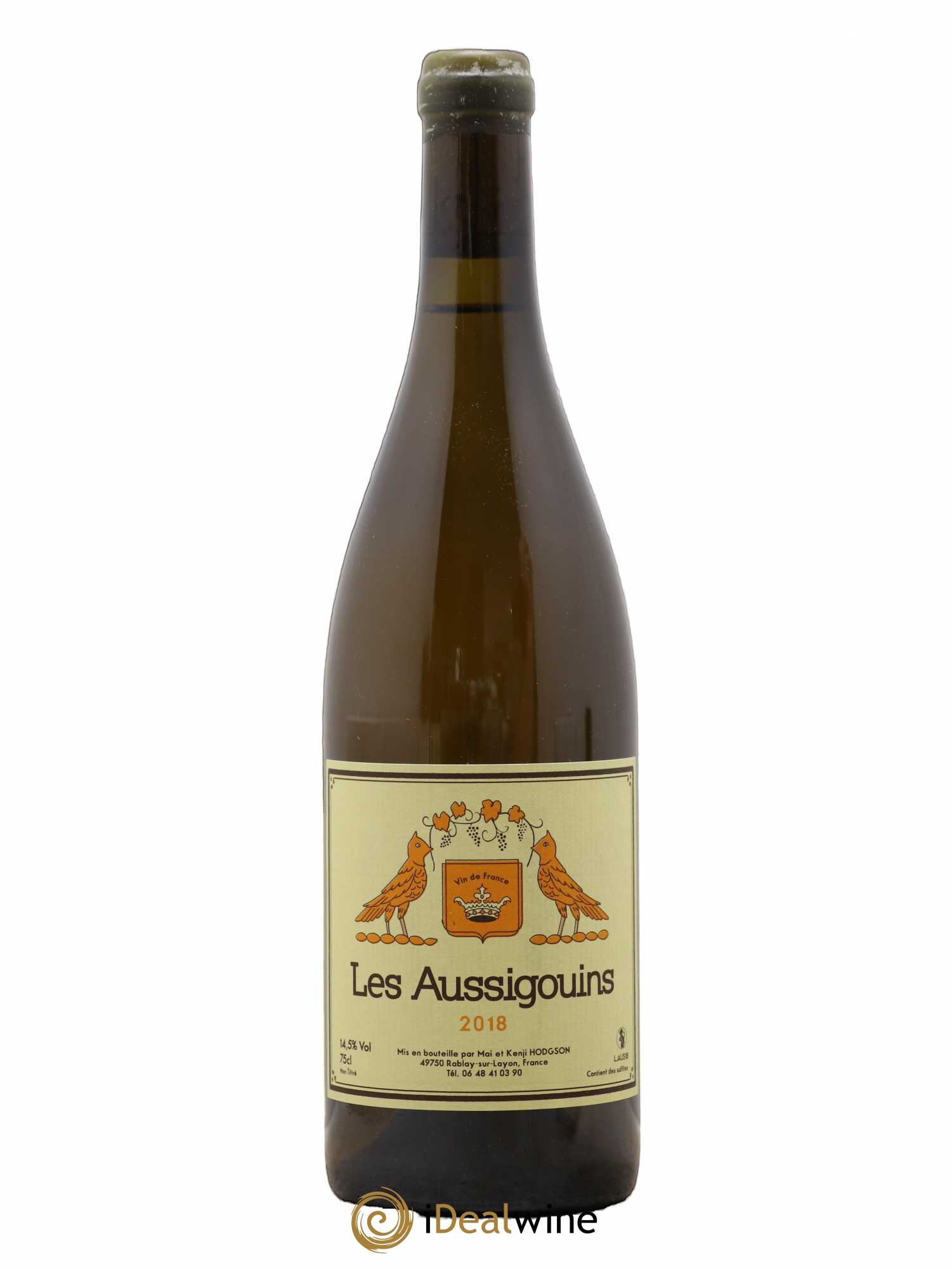 Vin de France Les Aussigouins Mai & Kenji Hodgson 2018 - Lot de 1 bouteille - 0