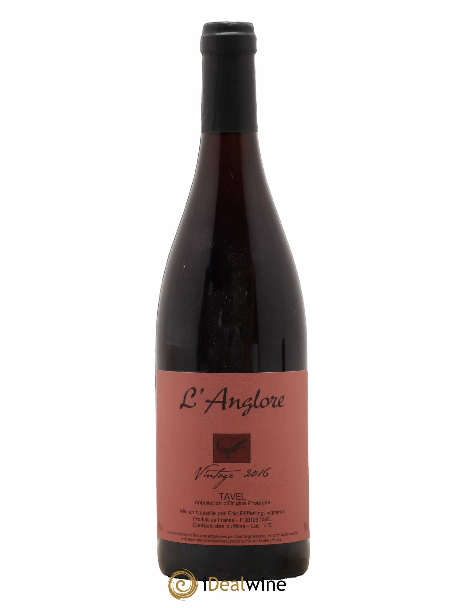 Tavel Vintage L'Anglore 2016 - Lot de 1 bouteille - 0