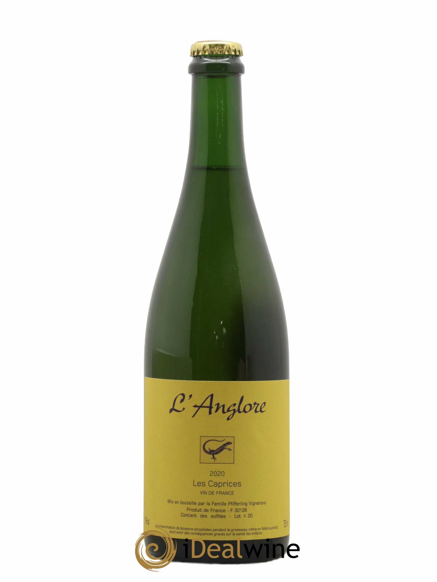 Vin de France Les Caprices L'Anglore 2020 - Lot de 1 bouteille - 0