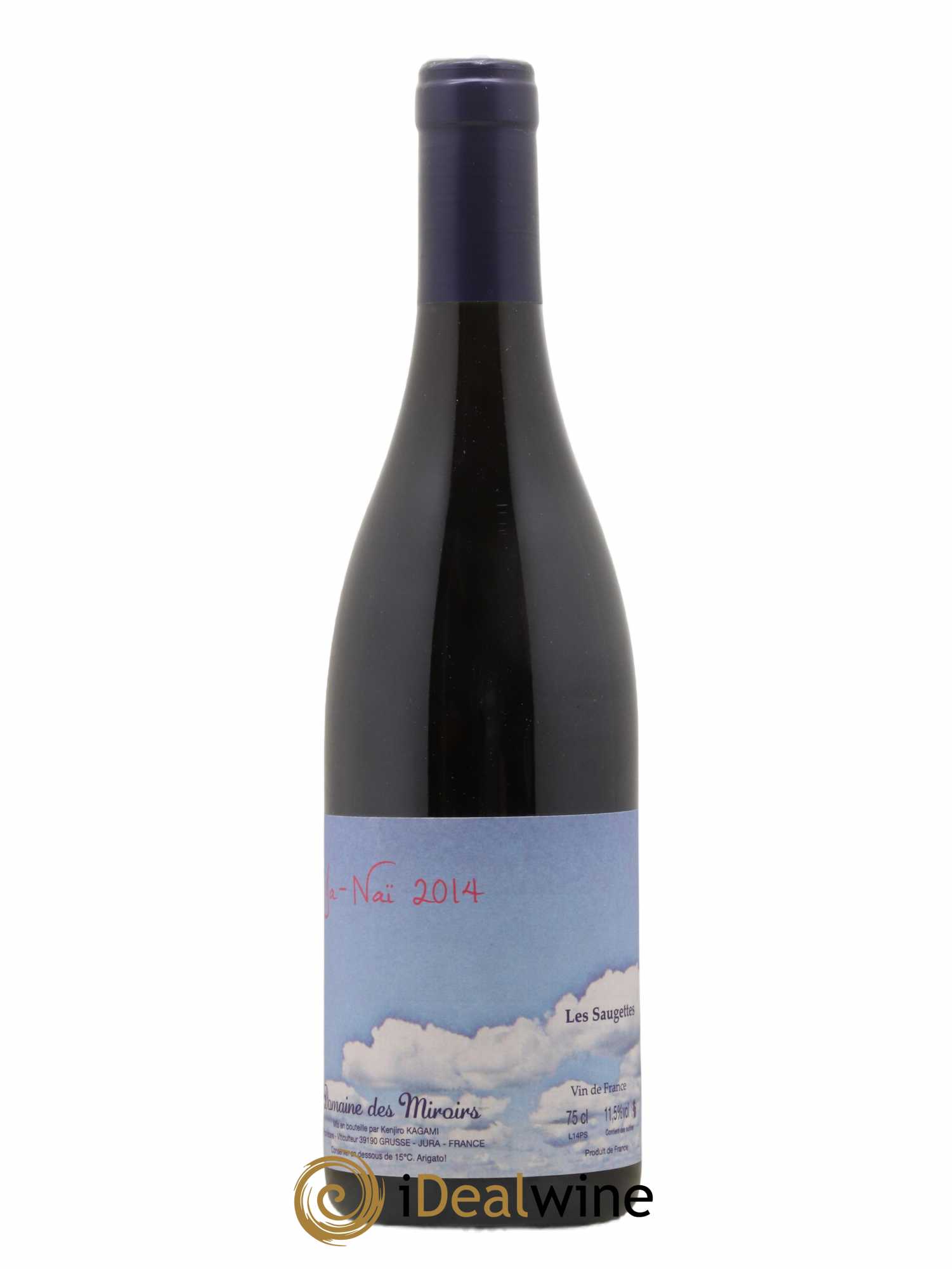 Vin de France Ja Nai Les Saugettes Kenjiro Kagami - Domaine des Miroirs 2014 - Lot de 1 bouteille - 0