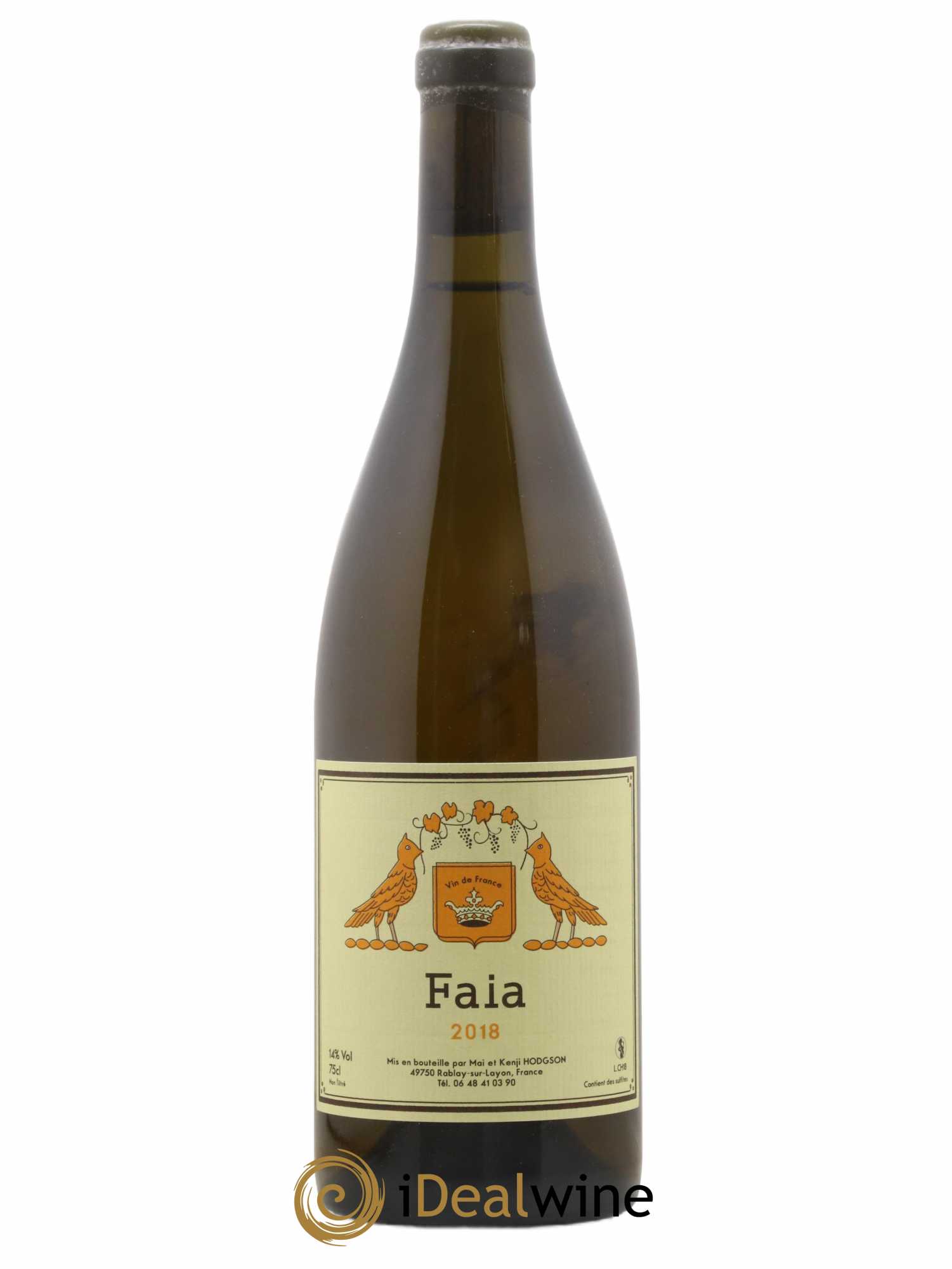 Vin de France Faia Mai & Kenji Hodgson 2018 - Lot de 1 bouteille - 0