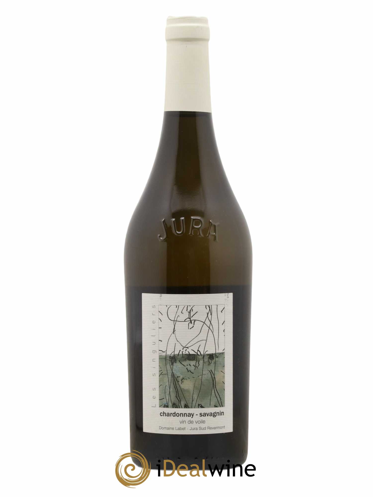 Côtes du Jura Vin de Voile Chardonnay-Savagnin cuvée de garde Romain - Julien - Charline Labet 2019 - Lot de 1 bouteille - 0