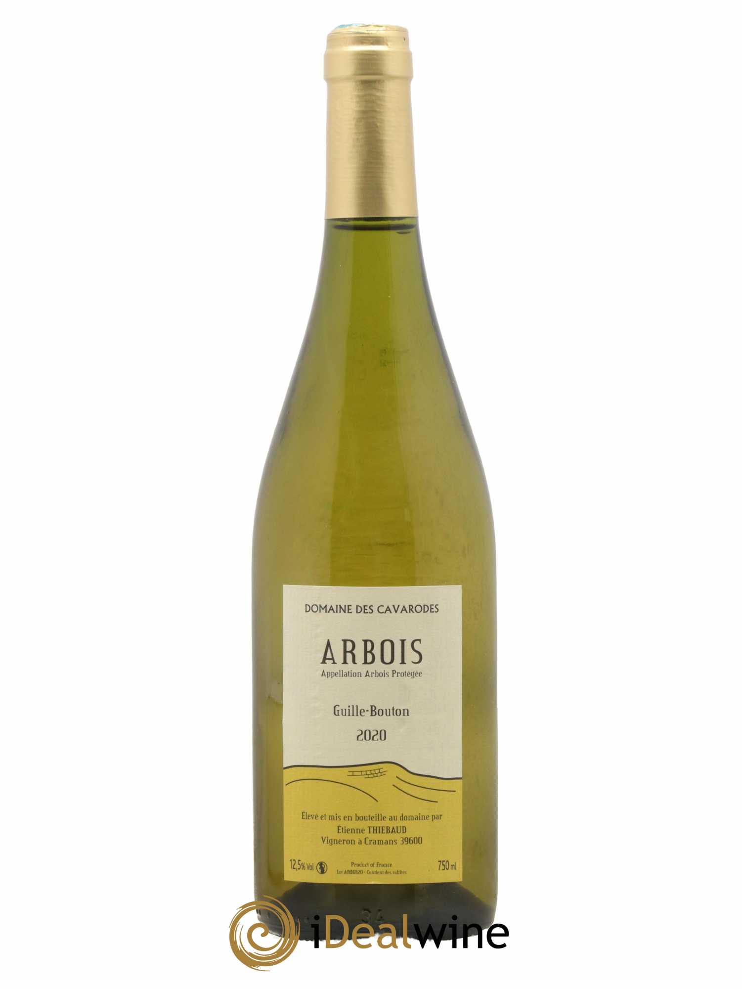 Arbois Guille-Bouton Cavarodes (Domaine des) - Etienne Thiébaud 2020 - Lot de 1 bouteille - 0