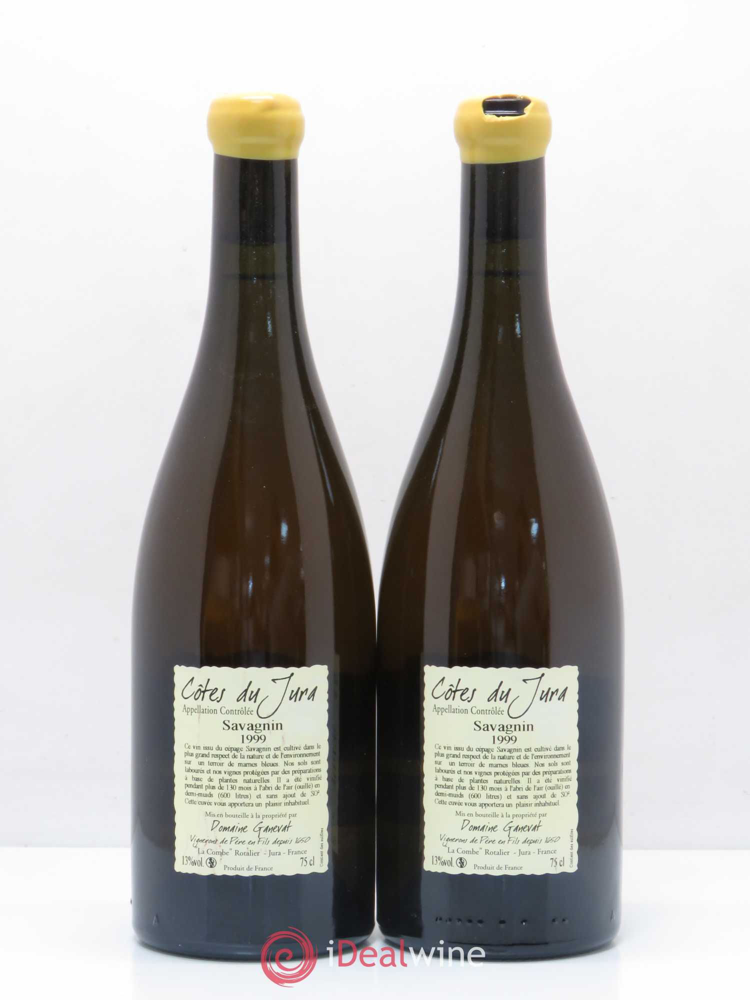 Côtes du Jura Les Vignes de mon Père Jean-François Ganevat (Domaine) 1999 - Lot de 2 bouteilles - 1