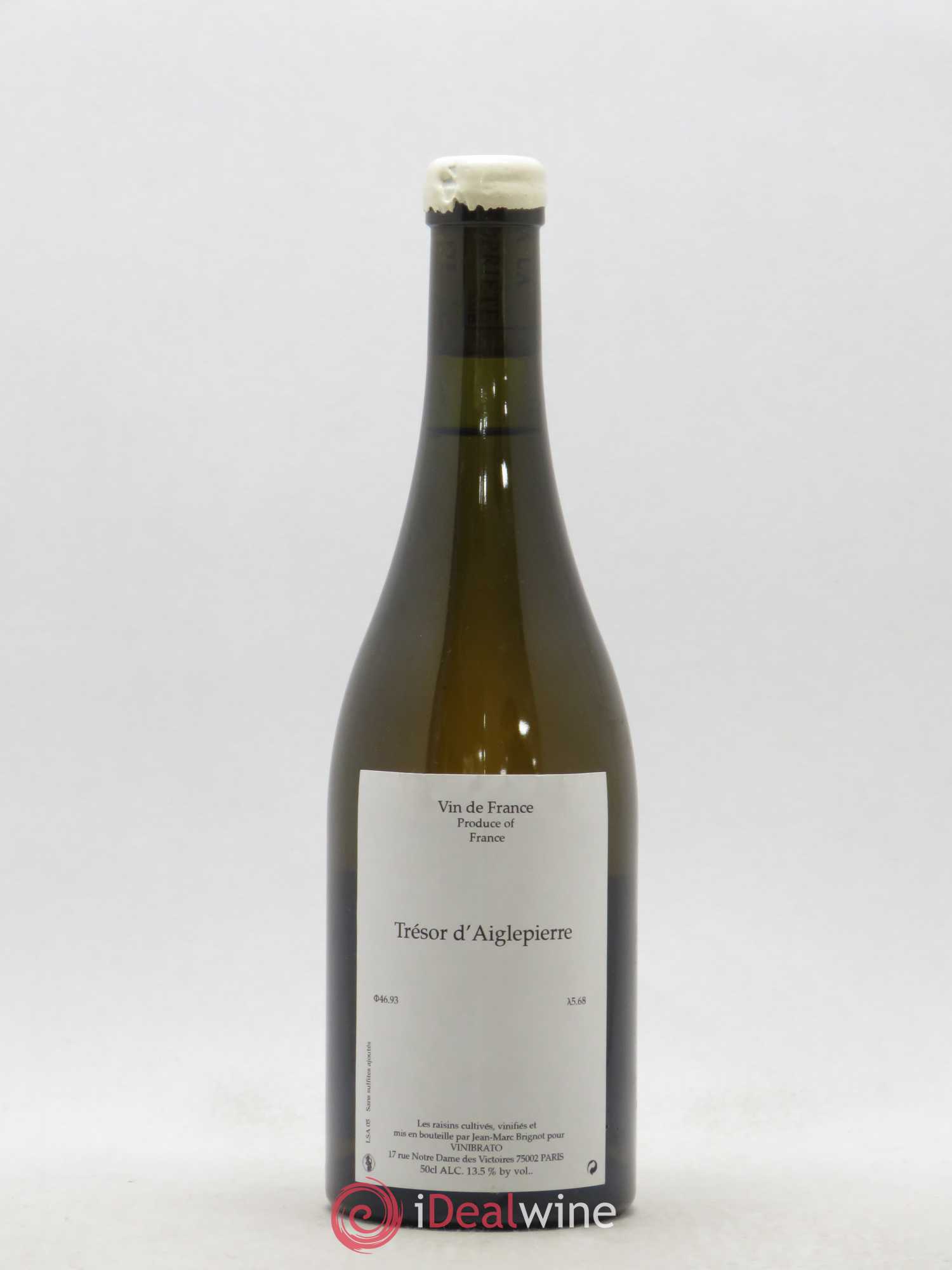 Vin de France Trésor d'Aiglepierre Jean Marc Brignot 2005 - Posten von 1 Flasche - 0