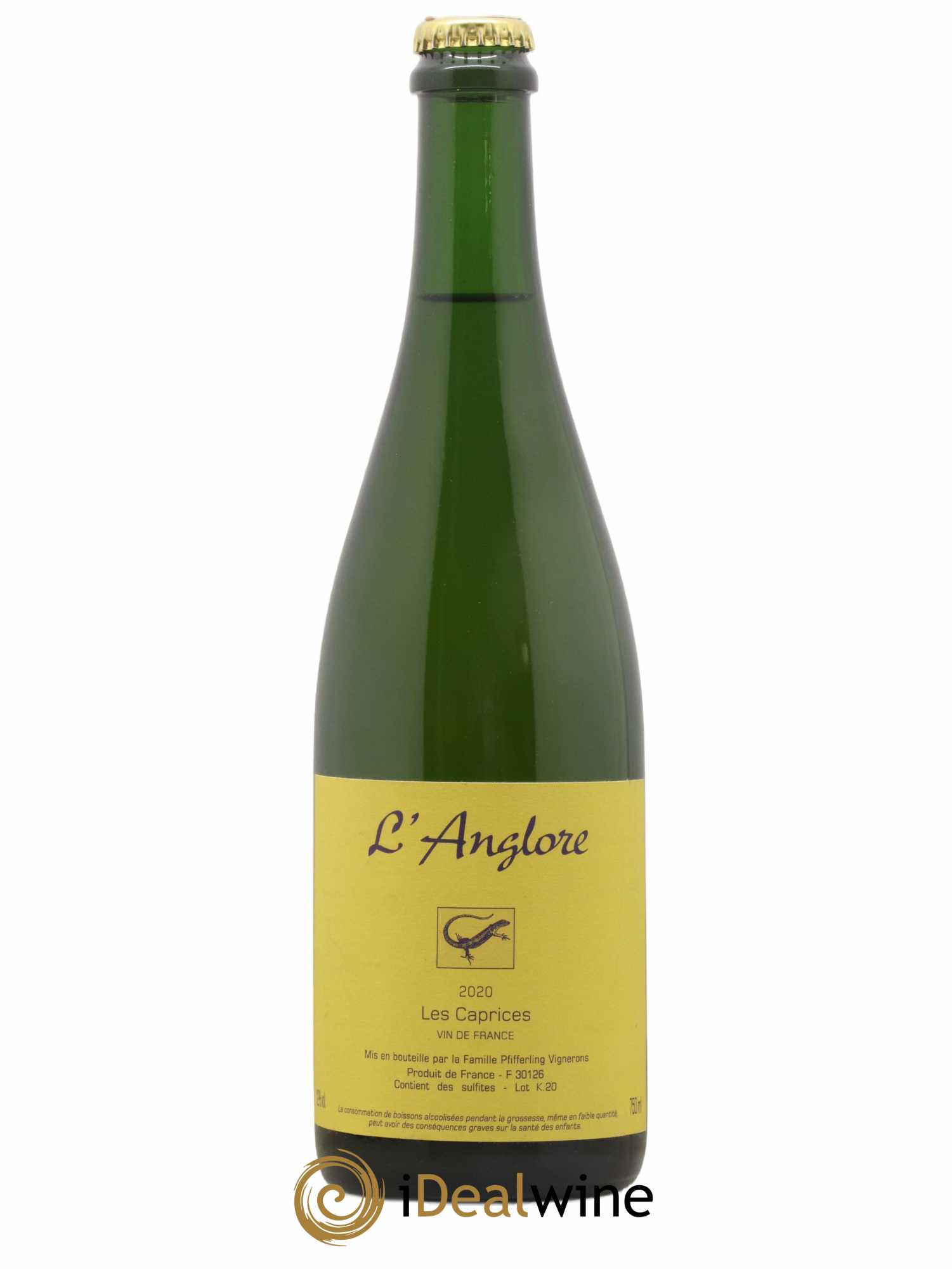 Vin de France Les Caprices L'Anglore 2020 - Lot de 1 bouteille - 0