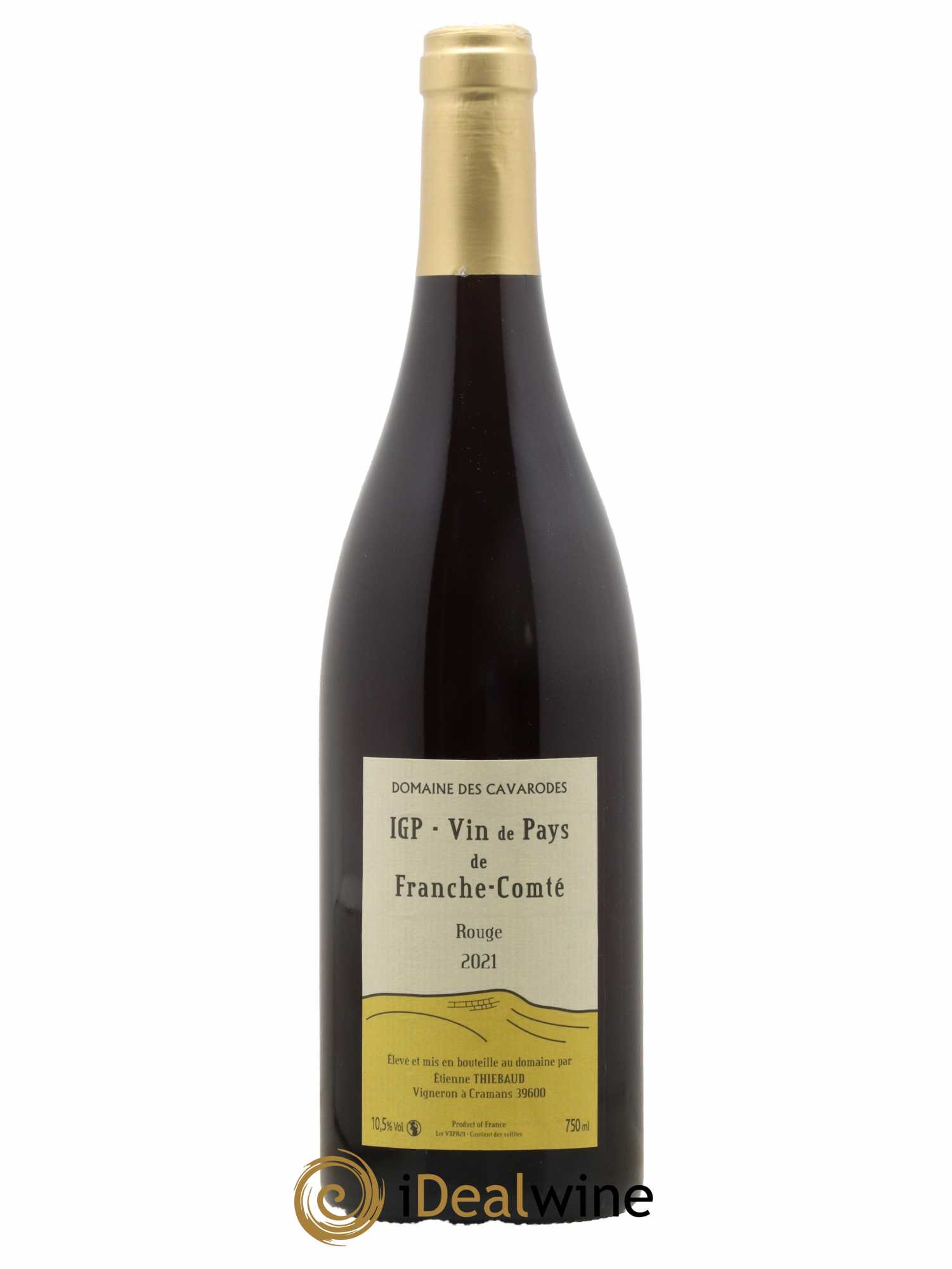 Franche-Comté Cavarodes (Domaine des) - Etienne Thiébaud 2021 - Lot de 1 bouteille - 0