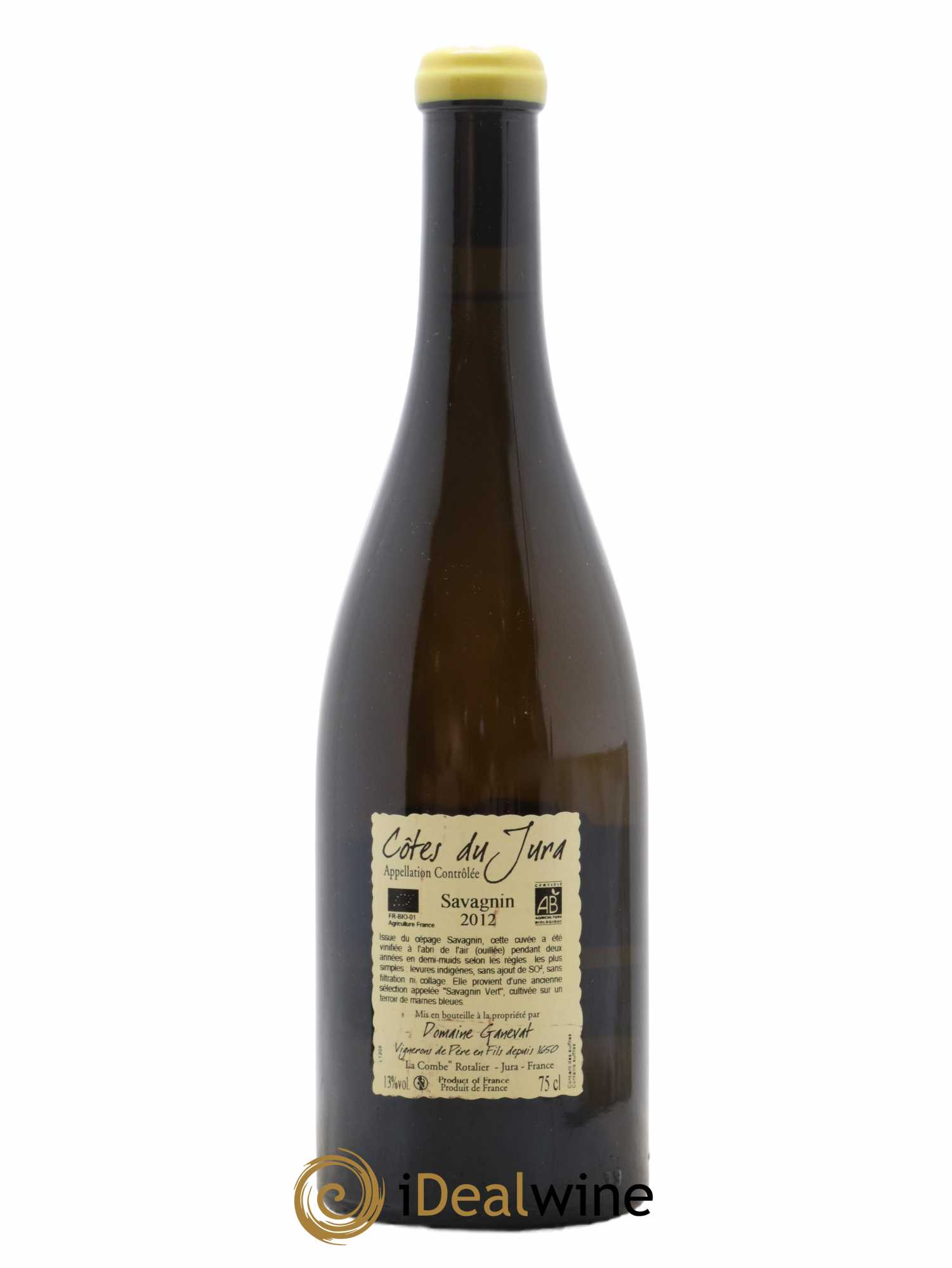 Côtes du Jura Les Chalasses Marnes Bleues Jean-François Ganevat (Domaine) 2012 - Lot of 1 bottle - 1