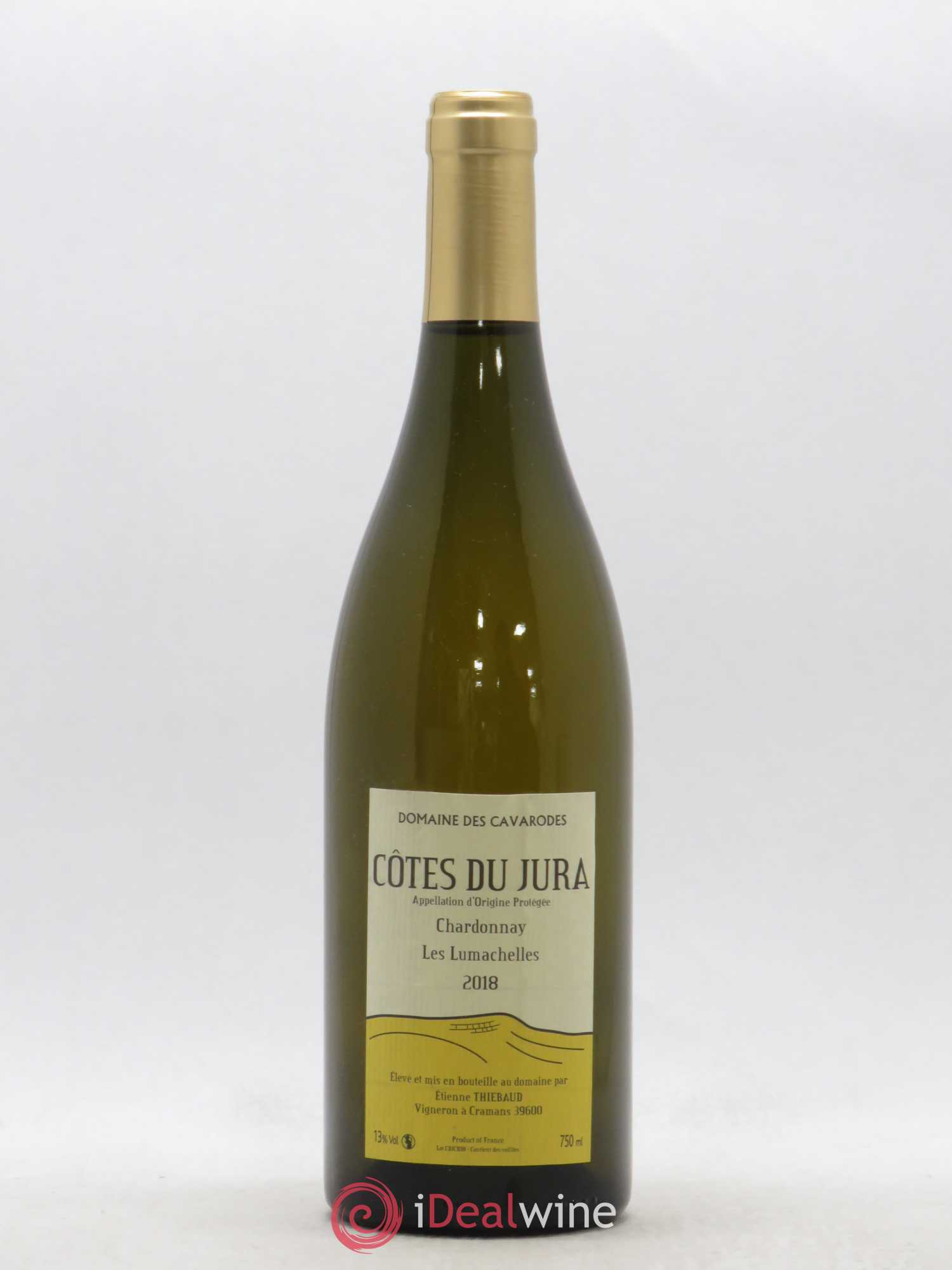 Côtes du Jura Chardonnay Les Lumachelles Domaine des Cavarodes 2018 - Posten von 1 Flasche - 0