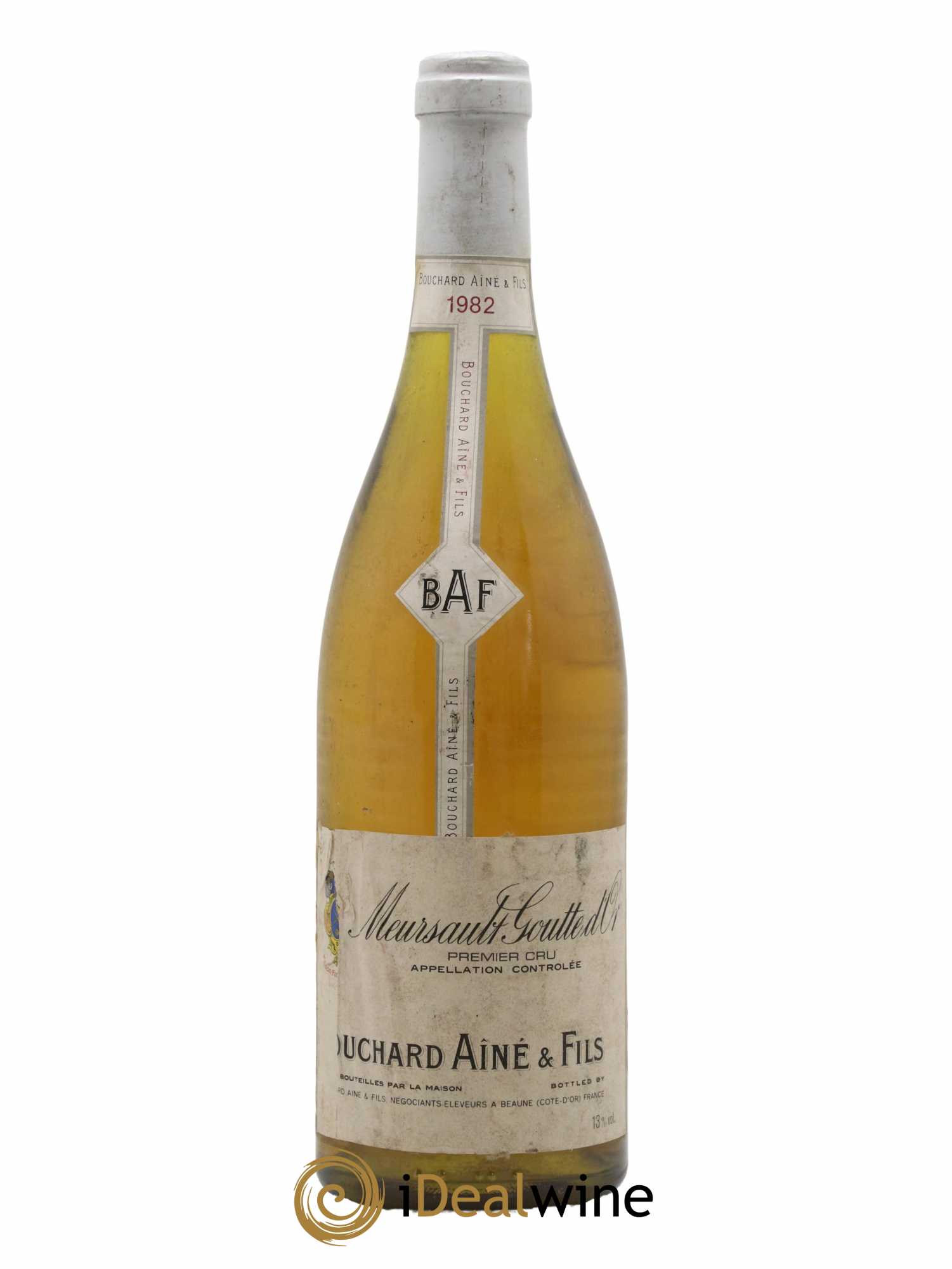 Meursault 1er Cru Goutte d'or Bouchard Ainé & Fils 1982 - Lot de 1 bouteille - 0