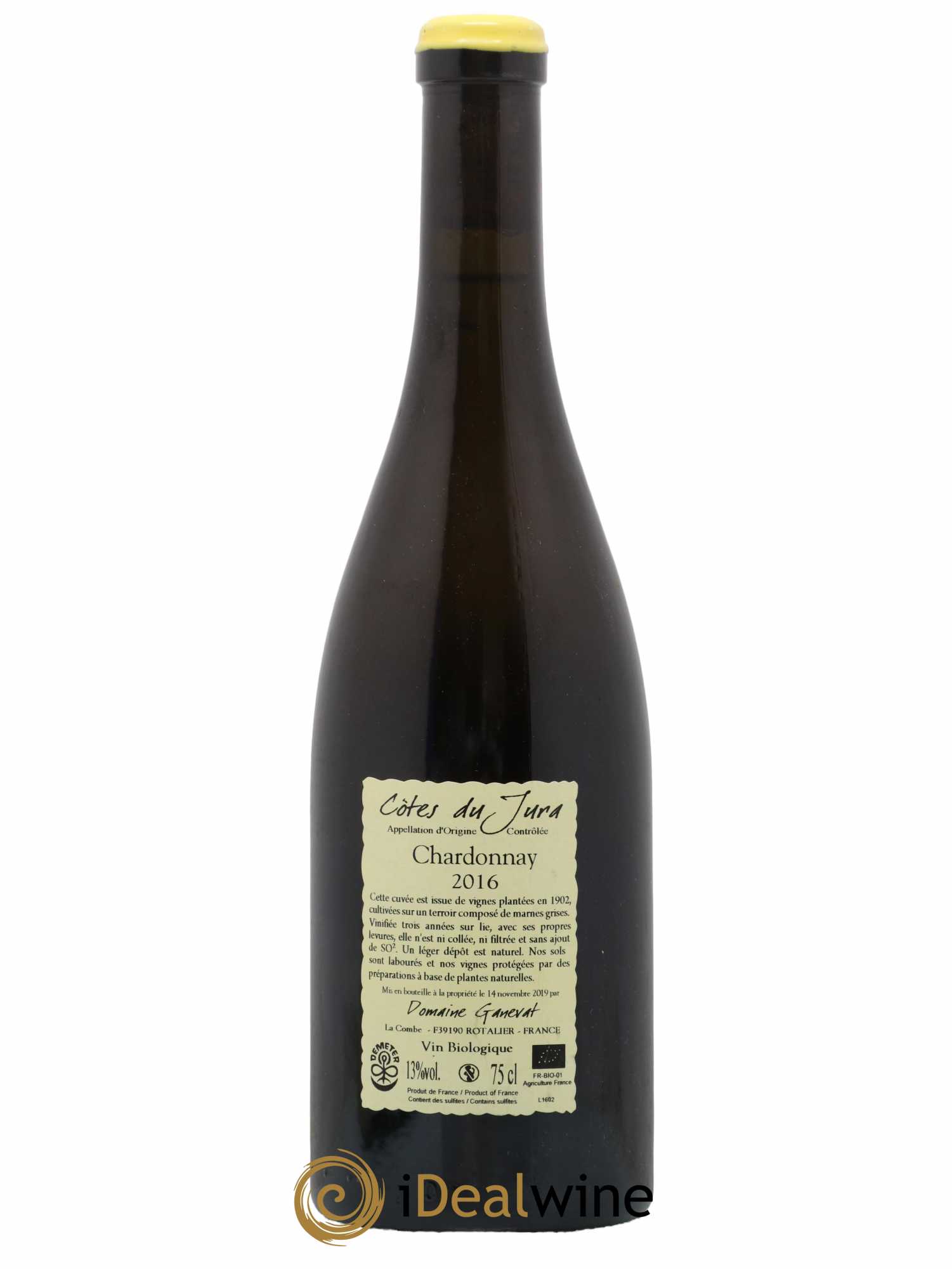 Côtes du Jura Les Chalasses Vieilles Vignes Jean-François Ganevat (Domaine) 2016 - Lot de 1 bouteille - 1
