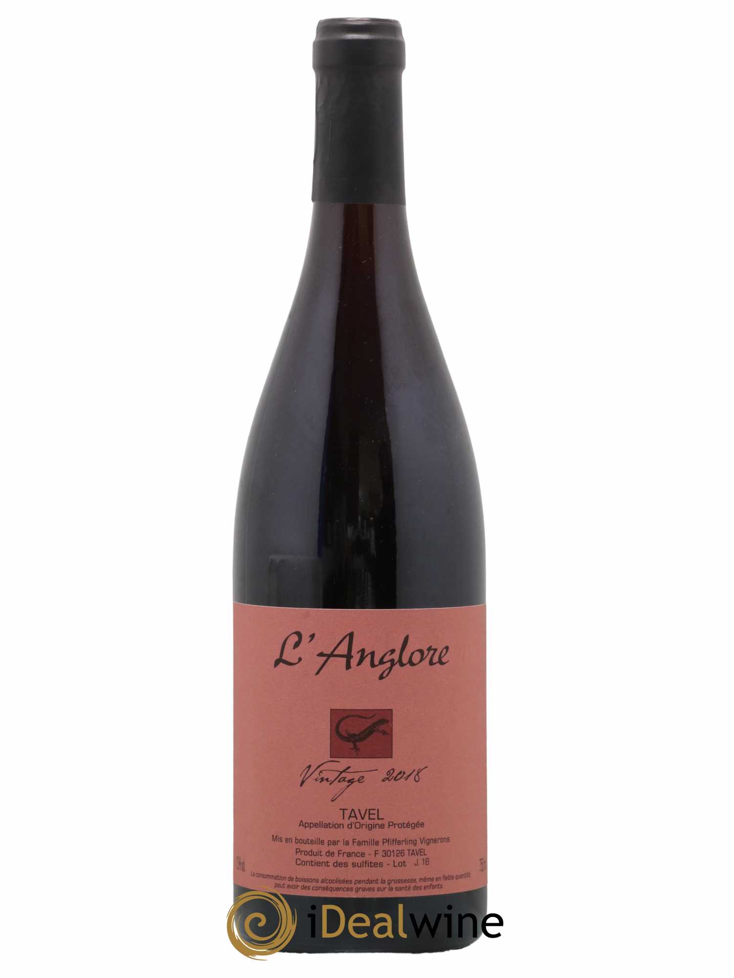 Tavel Vintage L'Anglore 2018 - Lot de 1 bouteille - 0