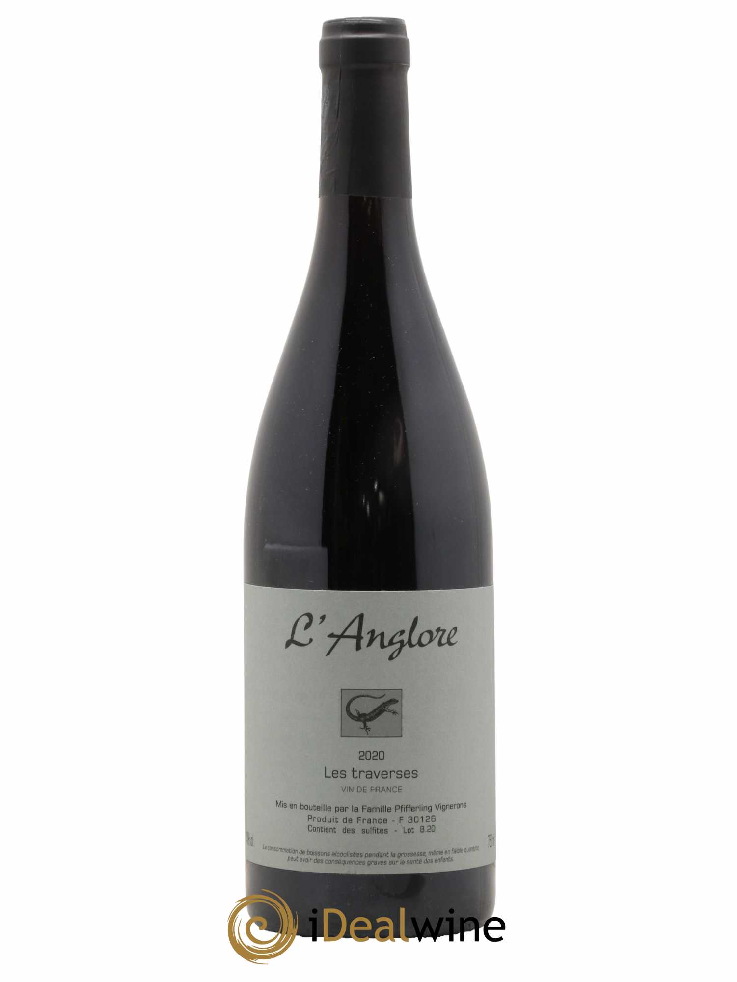 Vin de France Les Traverses L'Anglore 2020 - Lot de 1 bouteille - 0