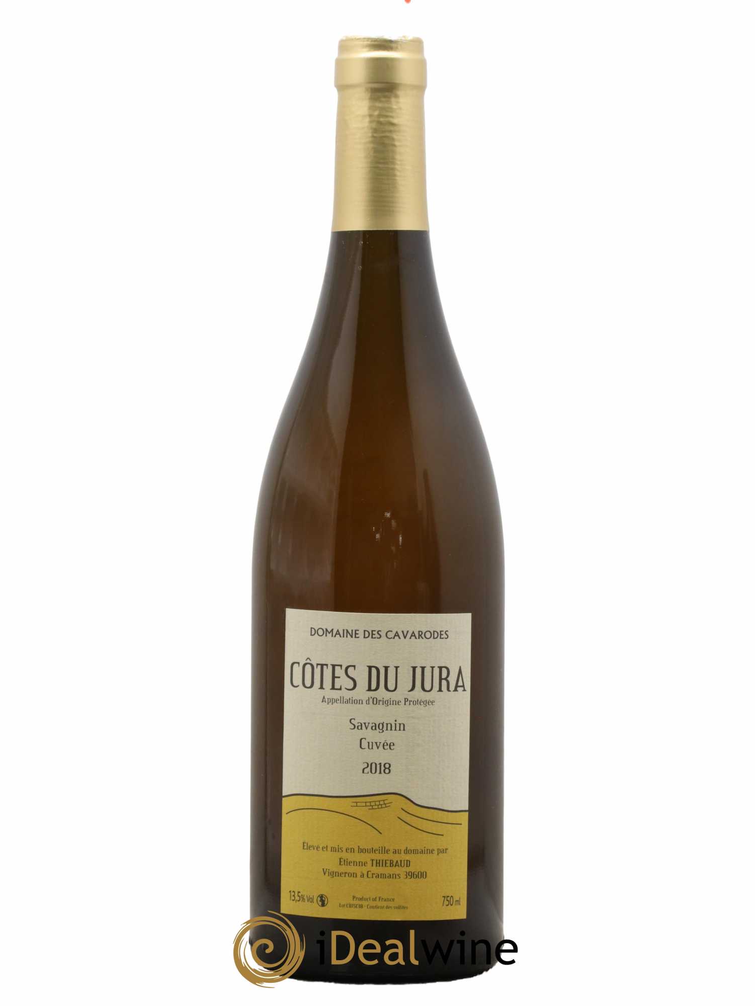 Côtes du Jura Savagnin Cuvée Cavarodes (Domaine des) - Etienne Thiébaud 2018 - Lot de 1 bouteille - 0