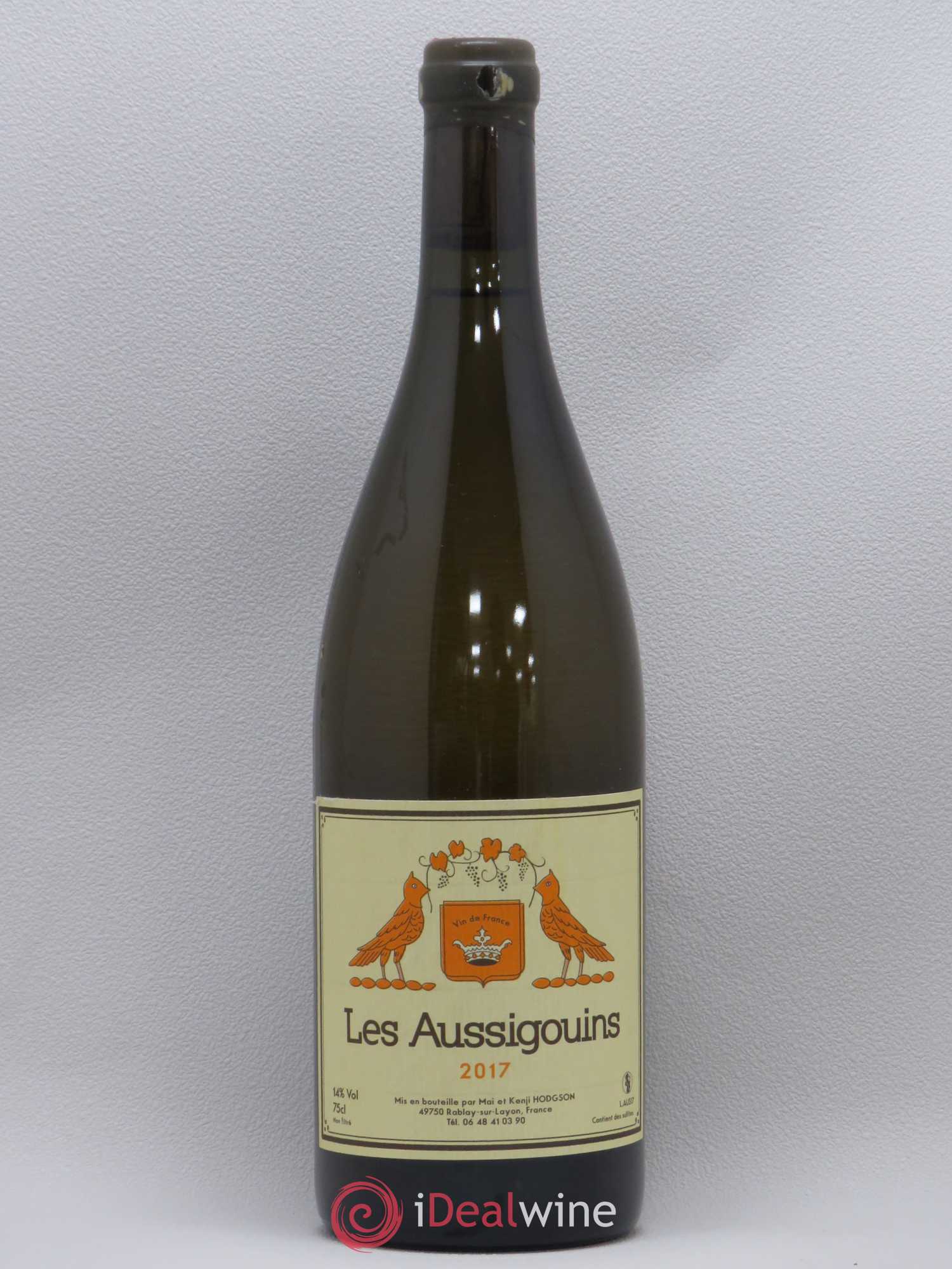 Vin de France Les Aussigouins Mai & Kenji Hodgson 2017 - Lot de 1 bouteille - 0