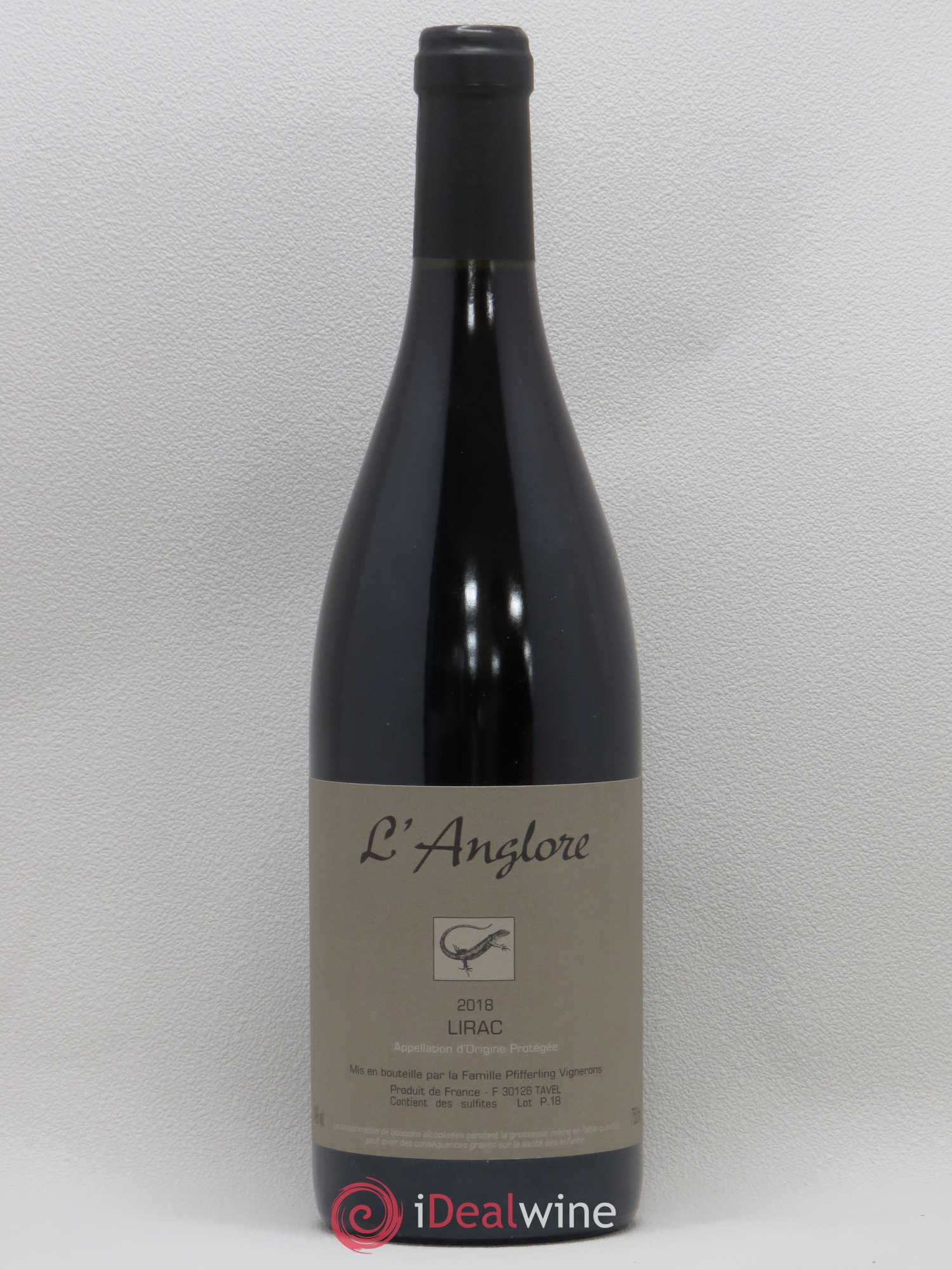 Lirac L'Anglore 2018 - Lot de 1 bouteille - 0