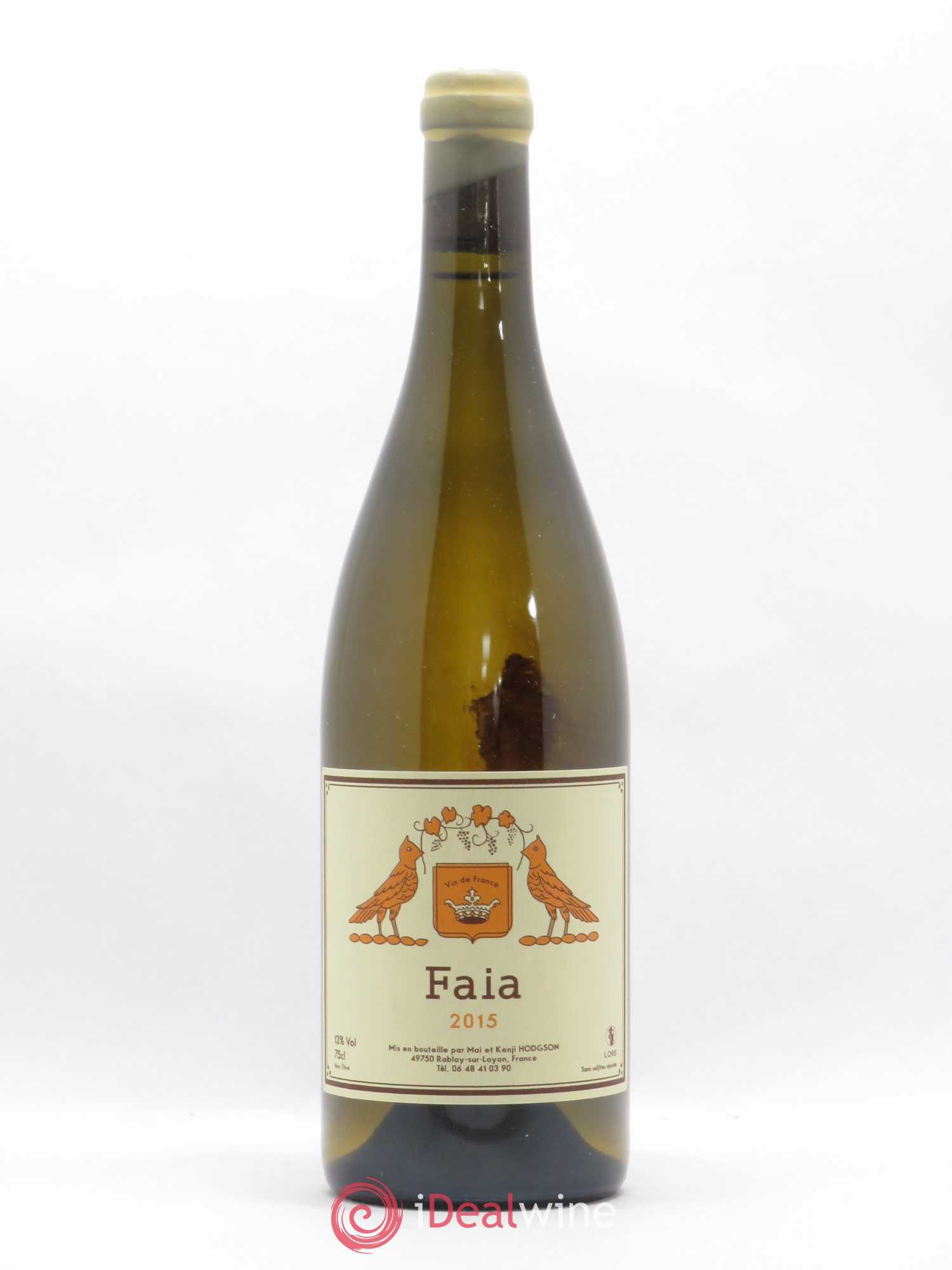 Vin de France Faia Mai & Kenji Hodgson 2015 - Lot de 1 bouteille - 0
