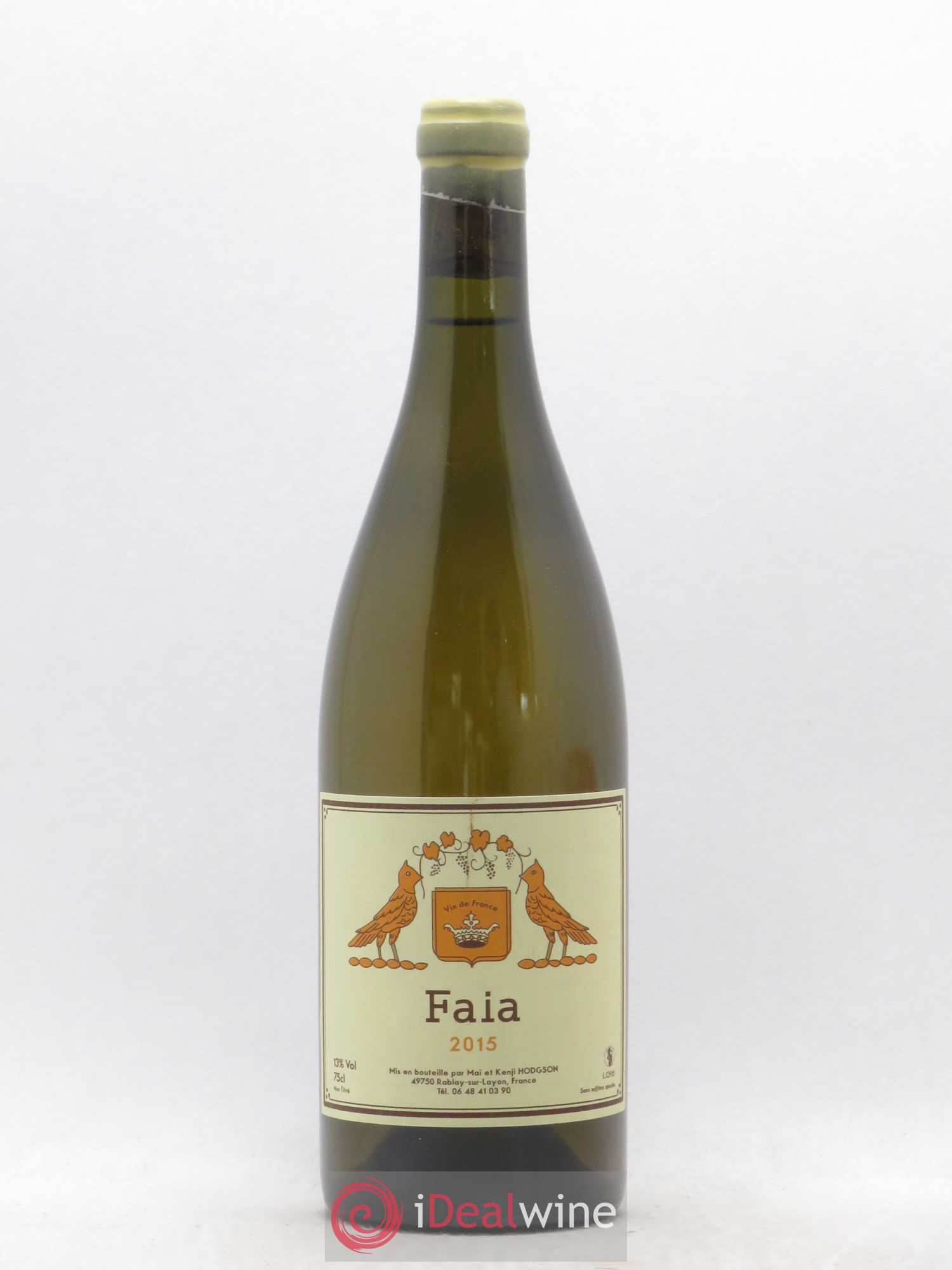 Vin de France Faia Mai & Kenji Hodgson 2015 - Lot de 1 bouteille - 0