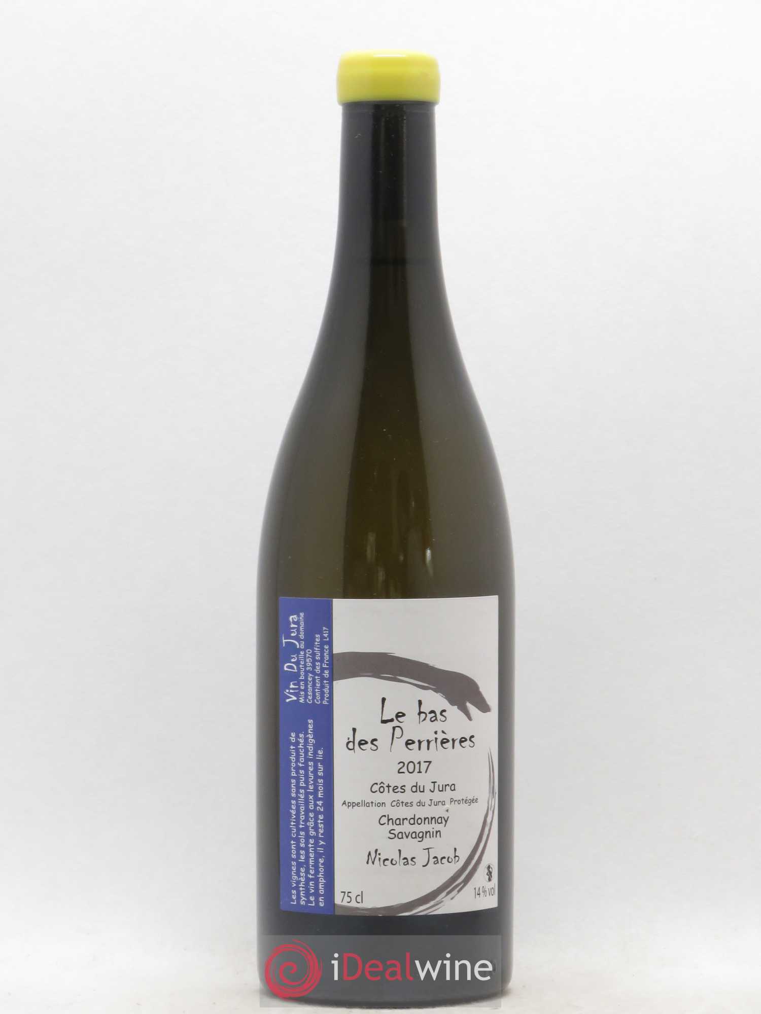 Côtes du Jura Le Bas des Perrières Nicolas Jacob 2017 - Posten von 1 Flasche - 0