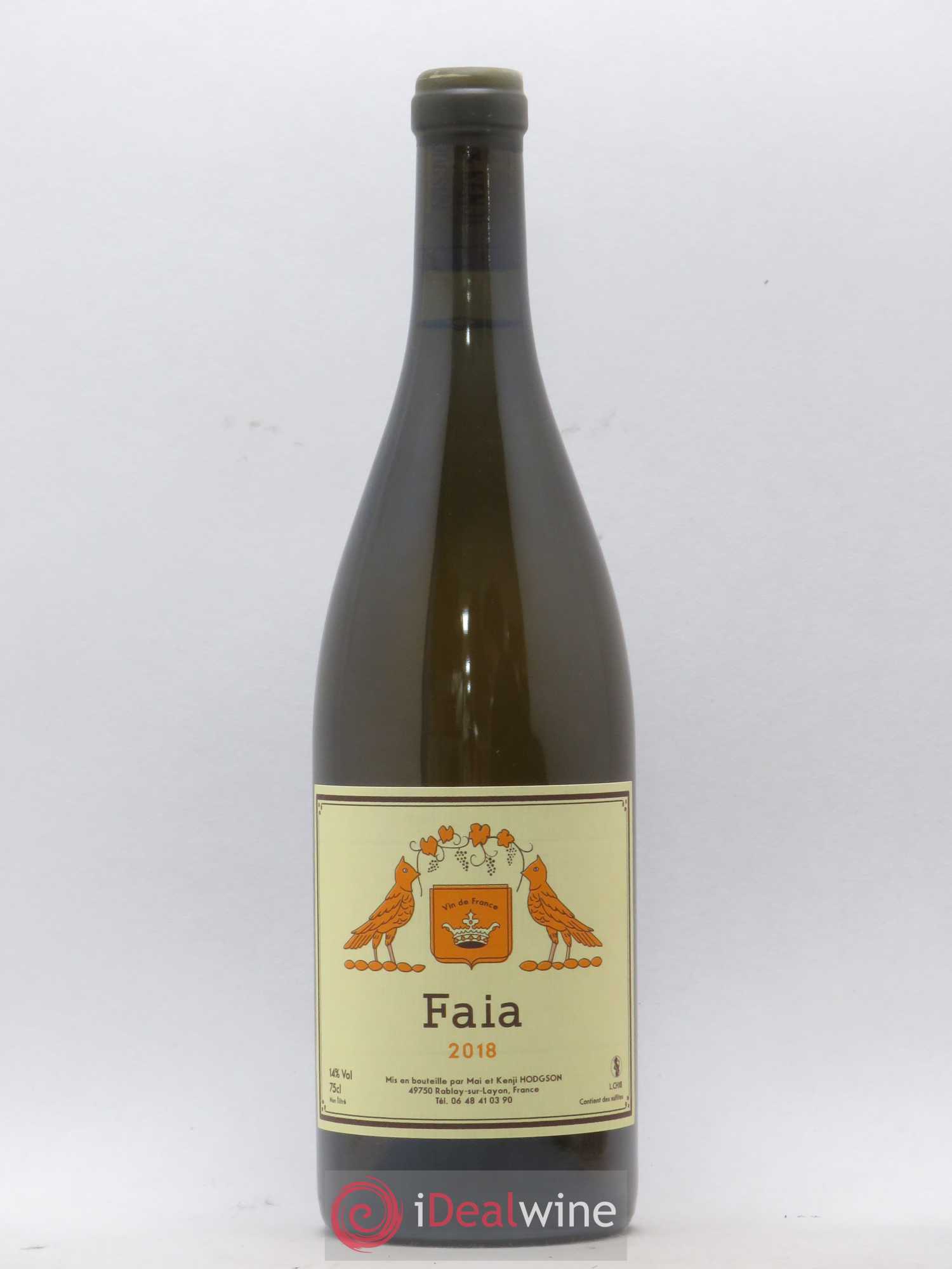 Vin de France Faia Mai & Kenji Hodgson 2018 - Lot de 1 bouteille - 0