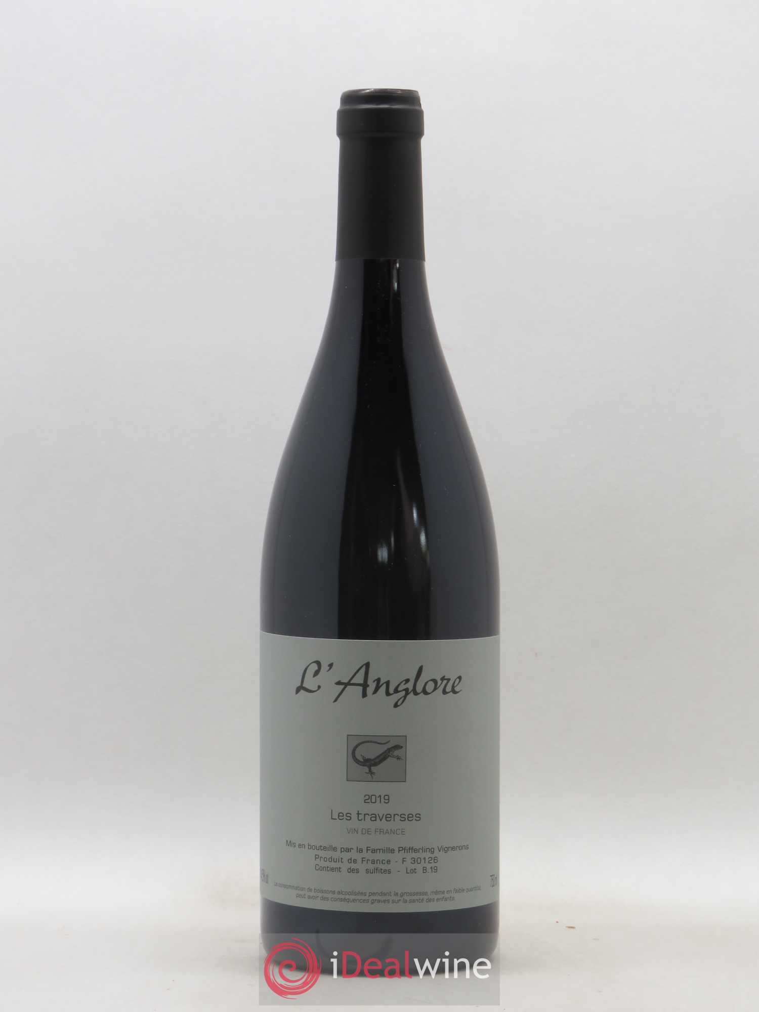 Vin de France Les Traverses L'Anglore 2019 - Lot de 1 bouteille - 0