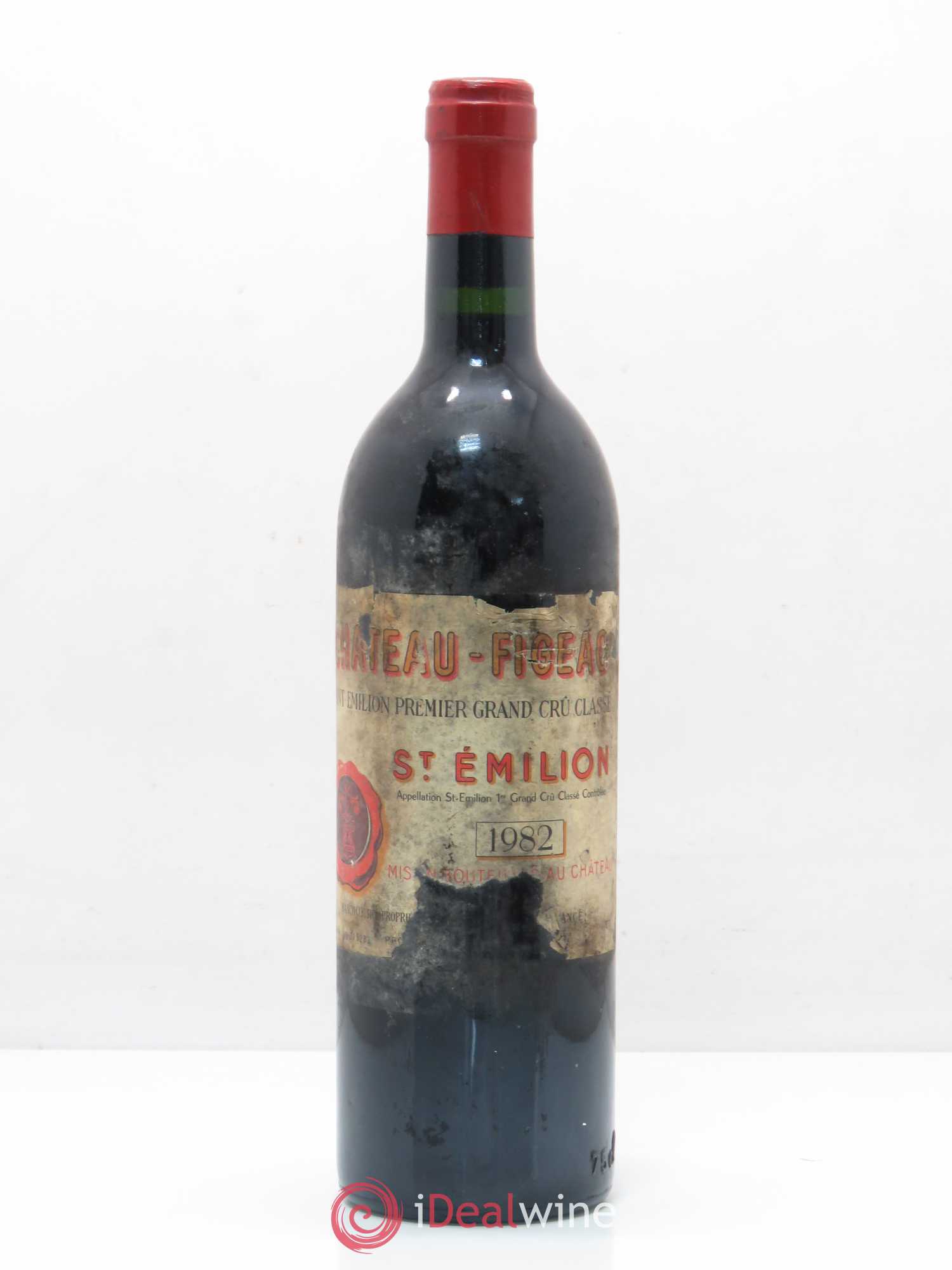 Château Figeac 1er Grand Cru Classé A 1982 - Lot de 1 bouteille - 0