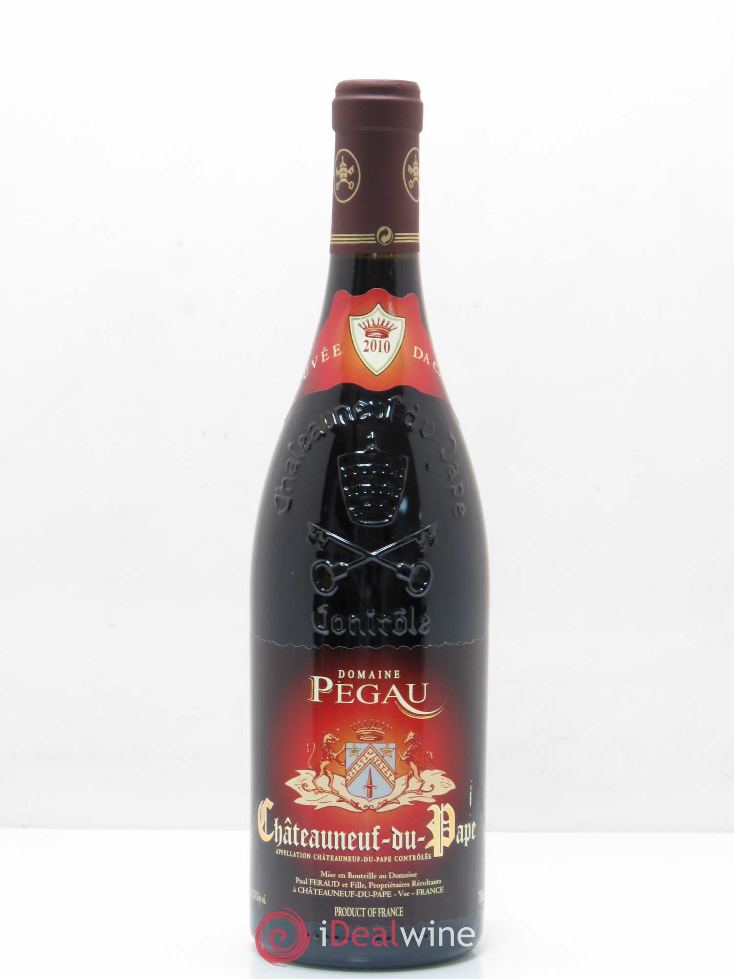 Châteauneuf-du-Pape Domaine du Pégau Cuvée Da Capo Paul et Laurence Féraud 2010 - Lot de 1 bouteille - 0