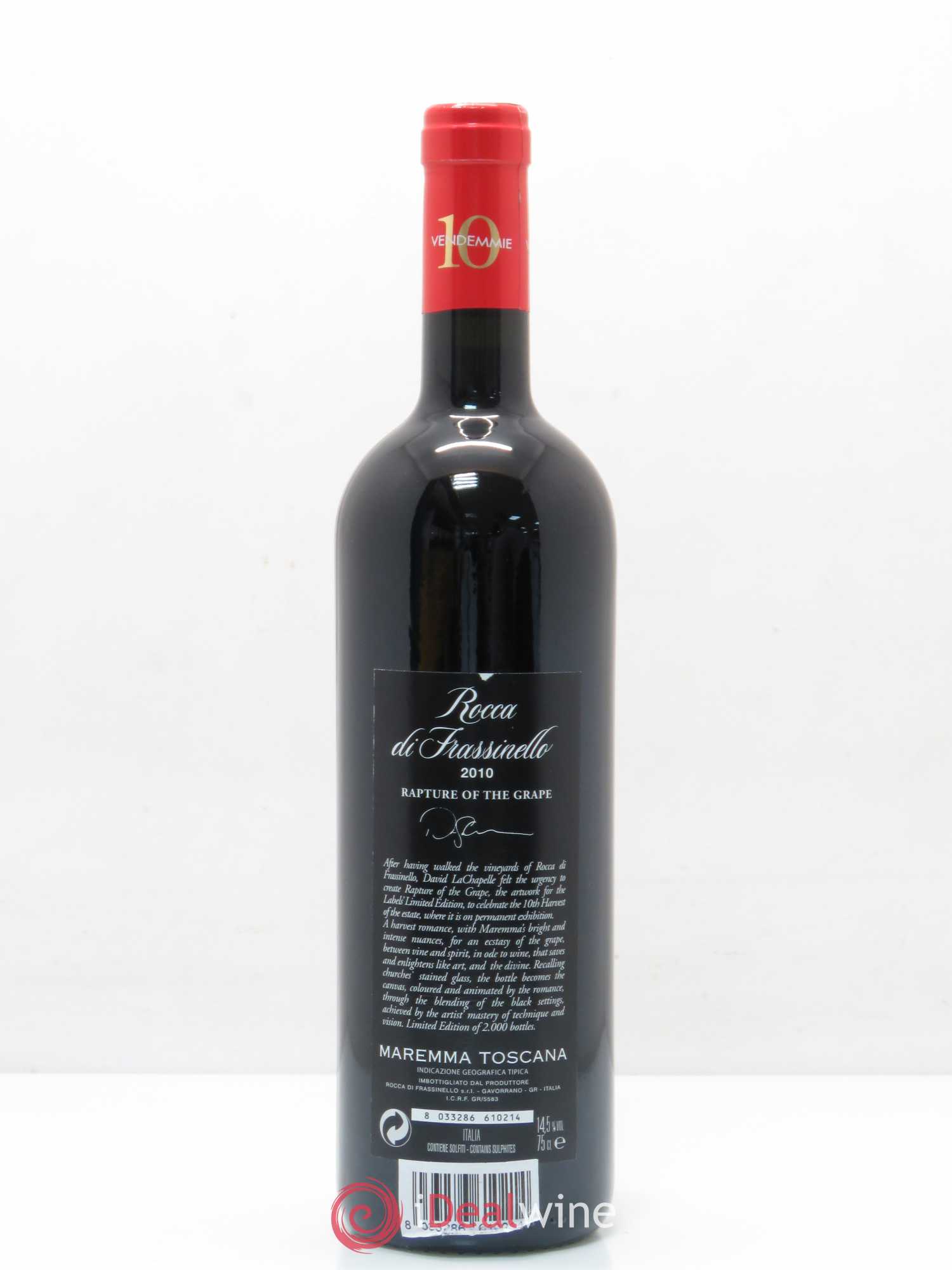 Toscana IGT Maremma Toscana Rocca di Frassinello 2010 - Posten von 1 Flasche - 1