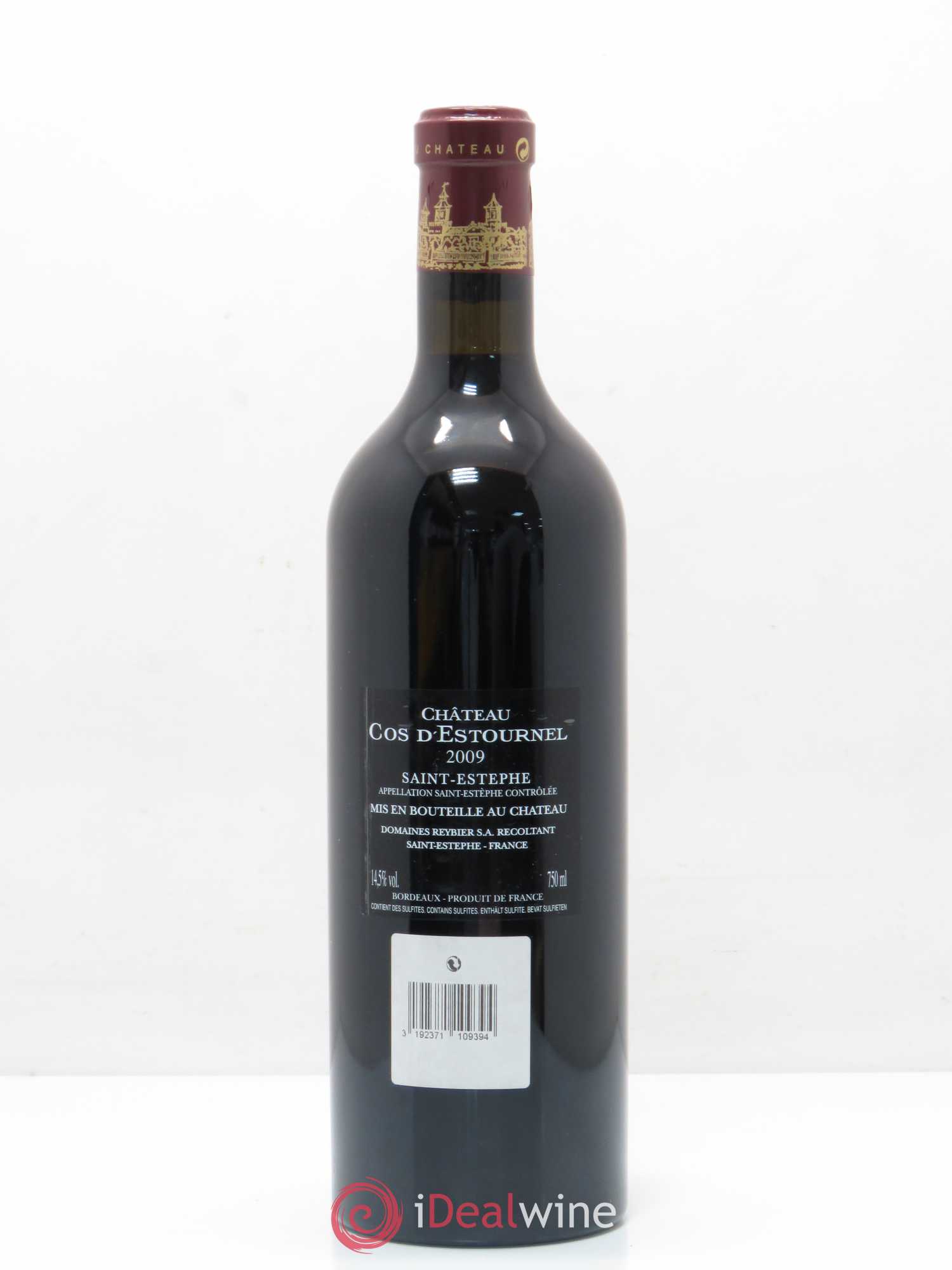 Cos d'Estournel 2ème Grand Cru Classé 2009 - Lot de 1 bouteille - 1