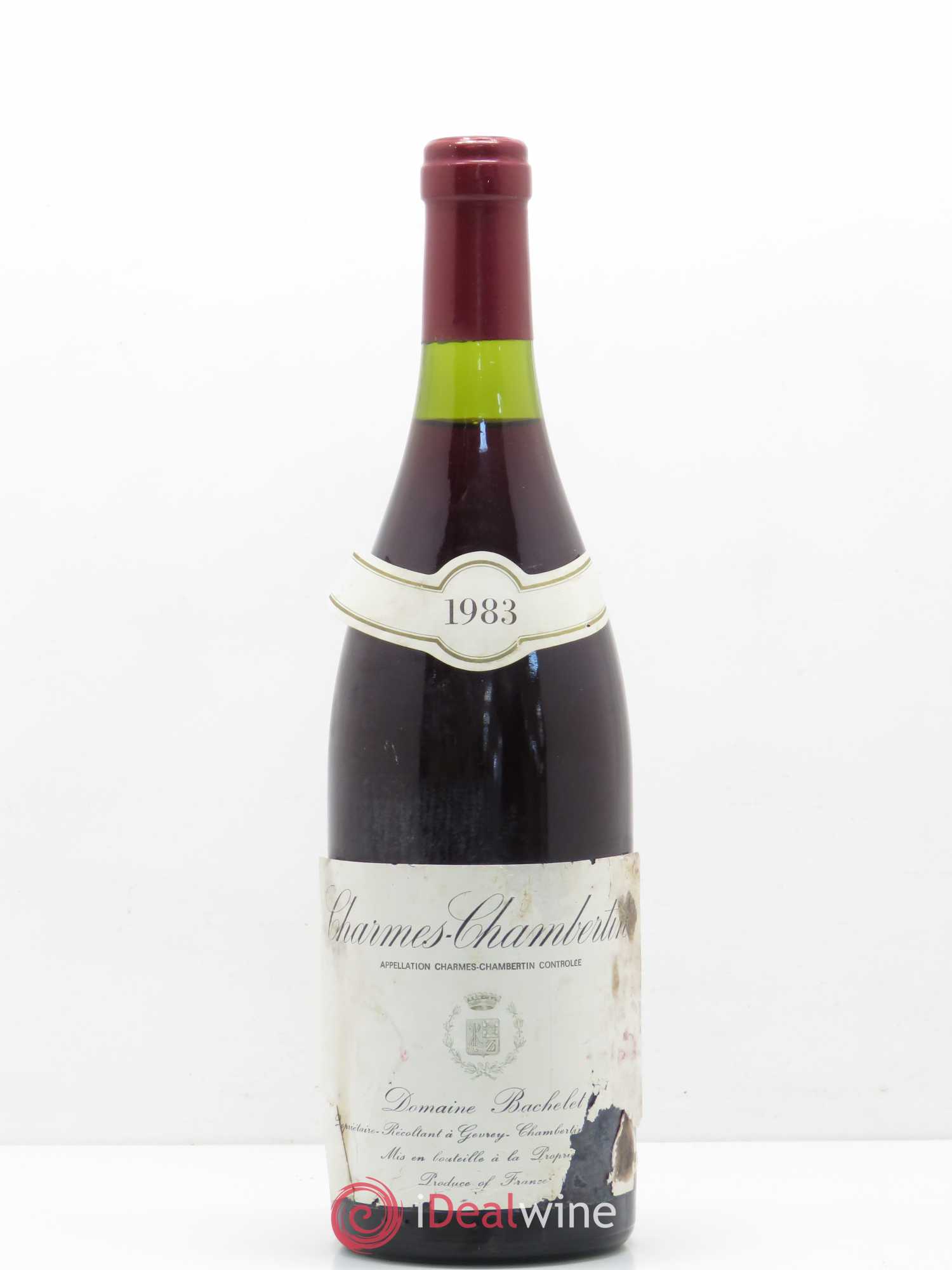 Charmes-Chambertin Grand Cru Vieilles Vignes Denis Bachelet (Domaine) 1983 - Lot de 1 bouteille - 0
