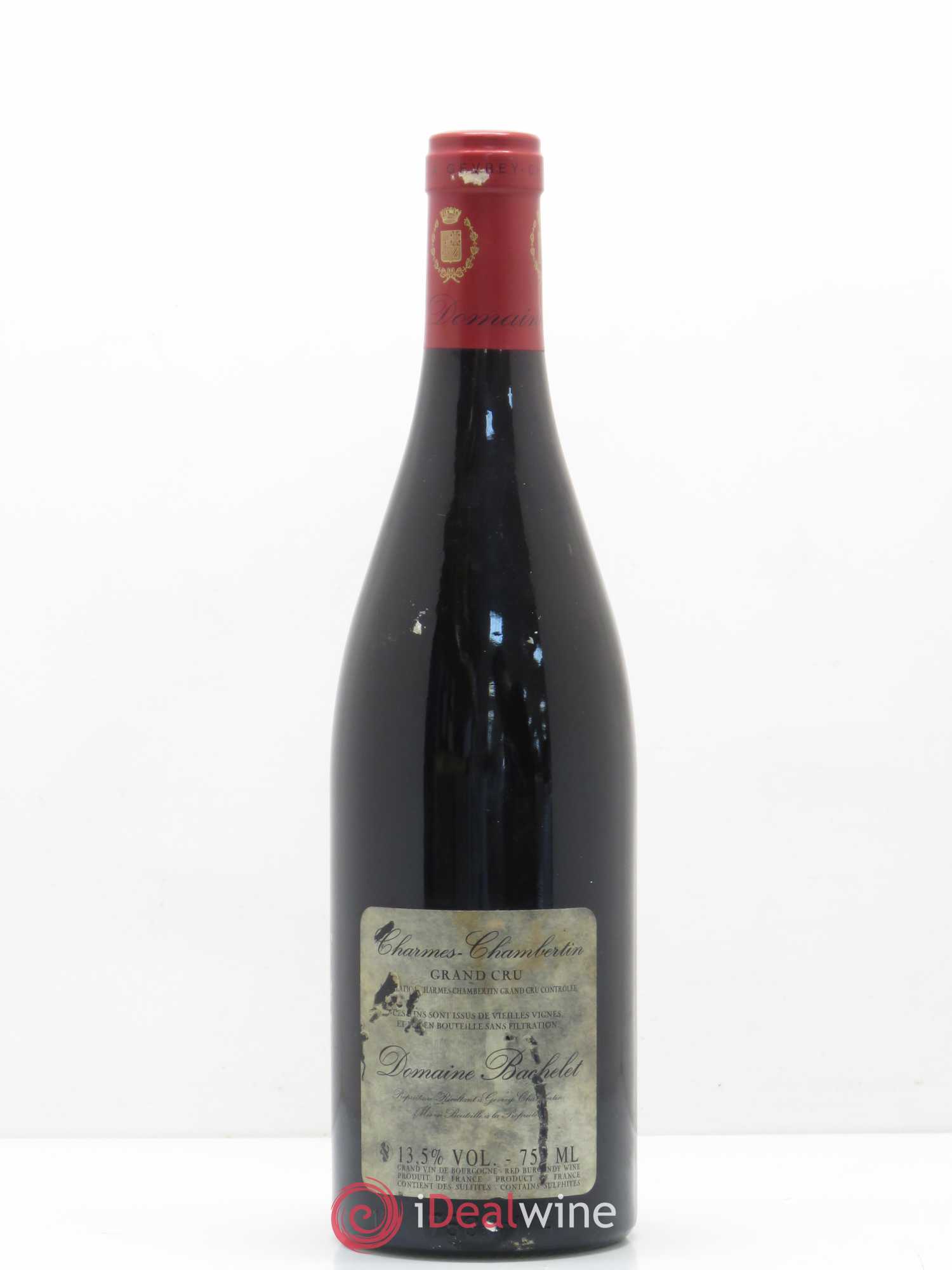 Charmes-Chambertin Grand Cru Vieilles Vignes Denis Bachelet (Domaine) vieilles vignes 2009 - Lot de 1 bouteille - 1