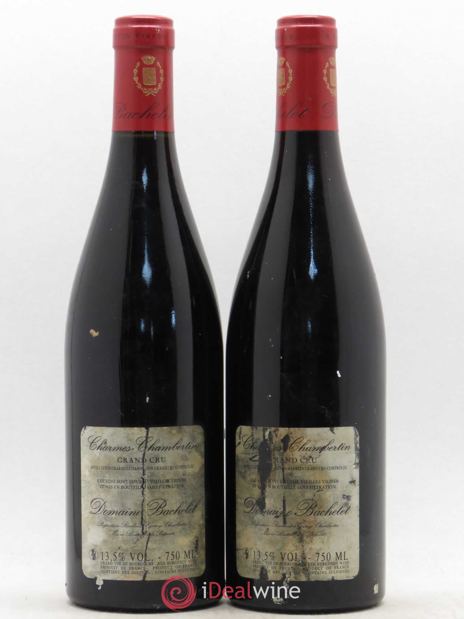 Charmes-Chambertin Grand Cru Vieilles Vignes Denis Bachelet (Domaine) Vieilles Vignes 2008 - Lot de 2 bouteilles - 1
